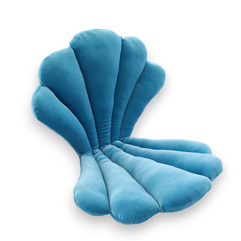 Seashell Velvet Chair Cushion