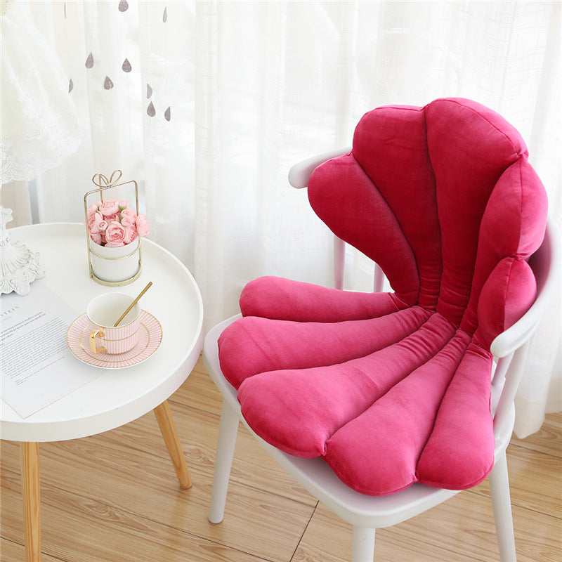 Seashell Velvet Chair Cushion