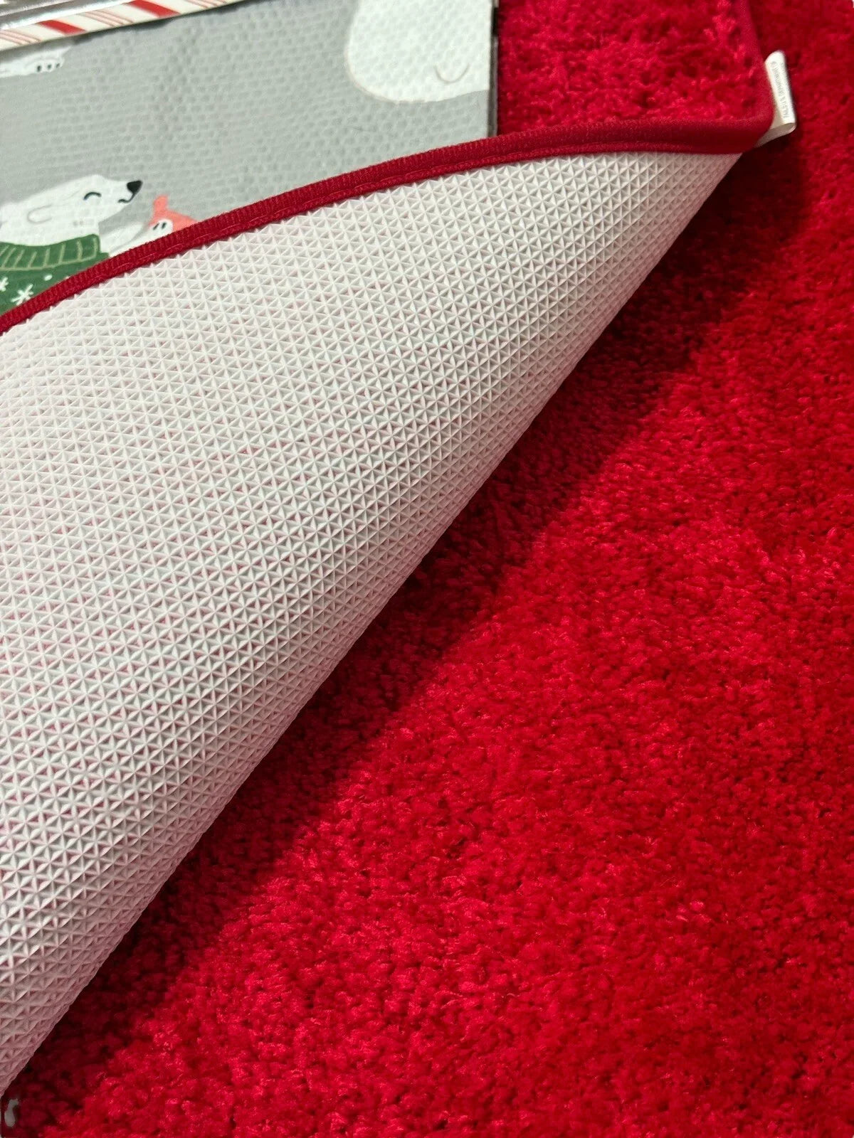 17 pc Christmas Shower Curtain Bears Set, Rug/ Hangers/ Bath Mat/Shower Curtain - Trendiez U ♥