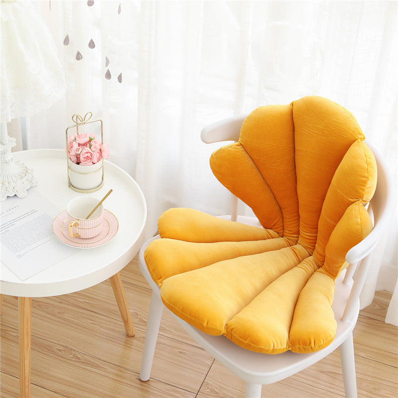 Seashell Velvet Chair Cushion