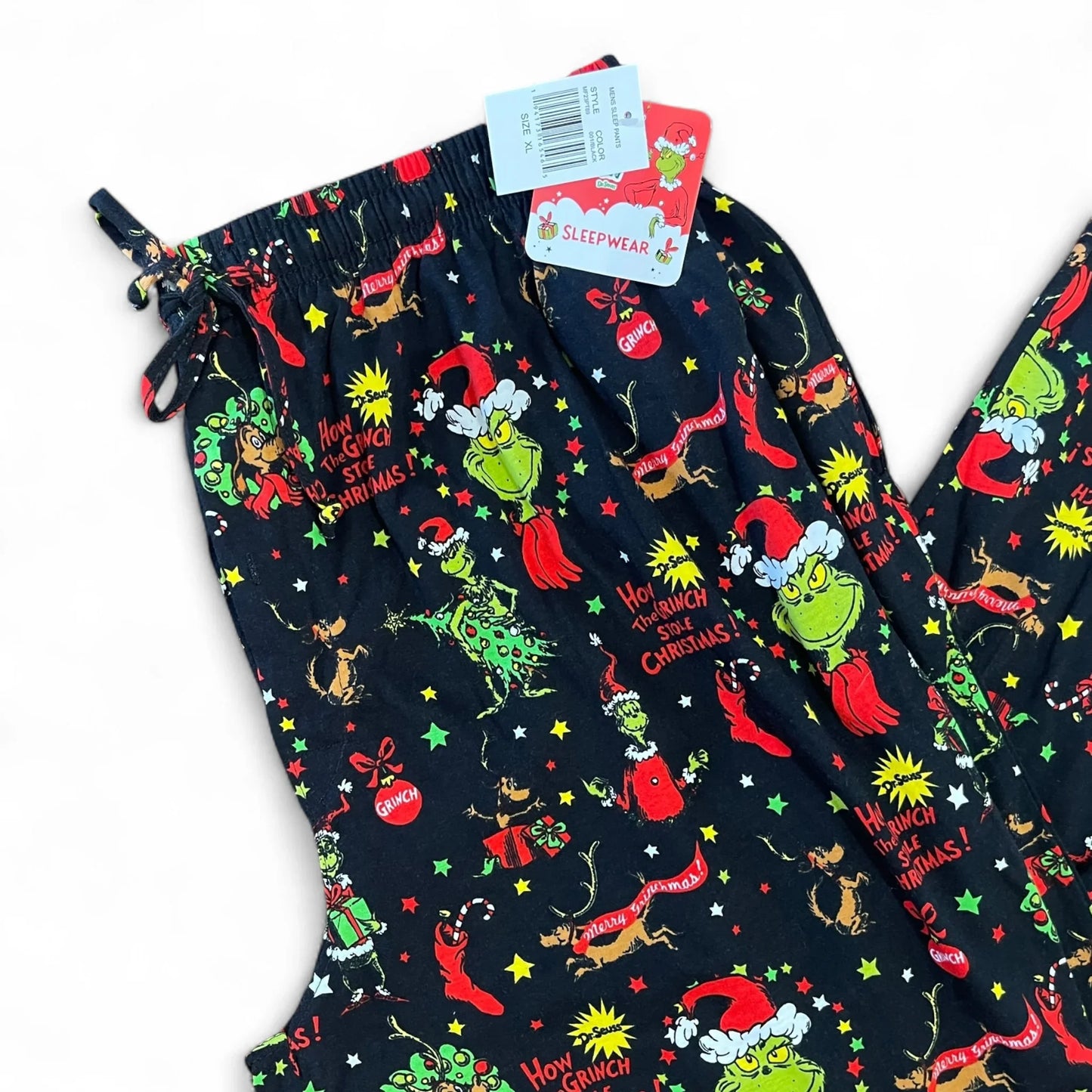 The Grinch Men’s Christmas Pajama Pants – 100% Cotton XL