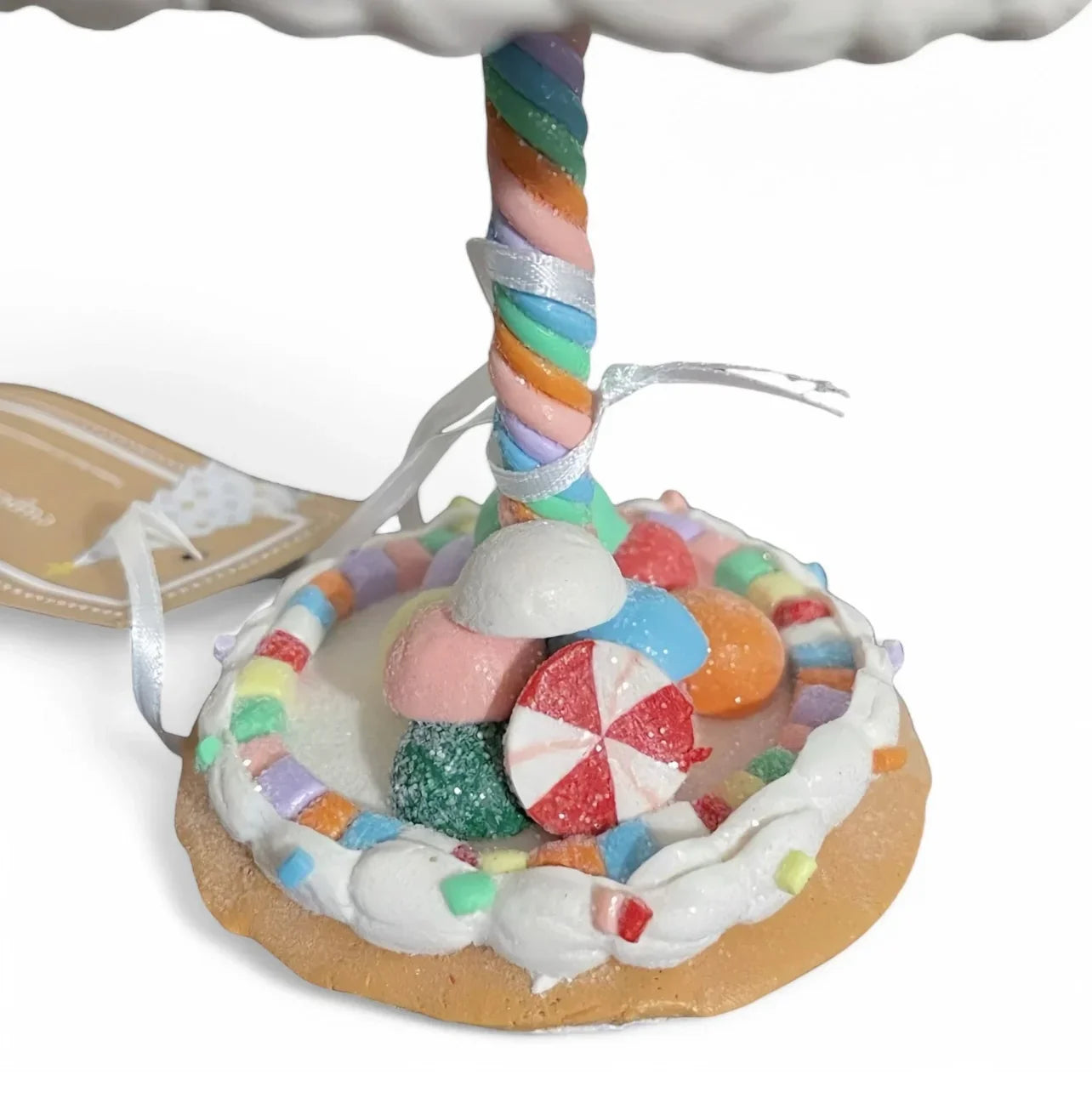 Cupcakes and Cashmere Gingerbread Christmas Tree – 14" Peppermint Candy Cane