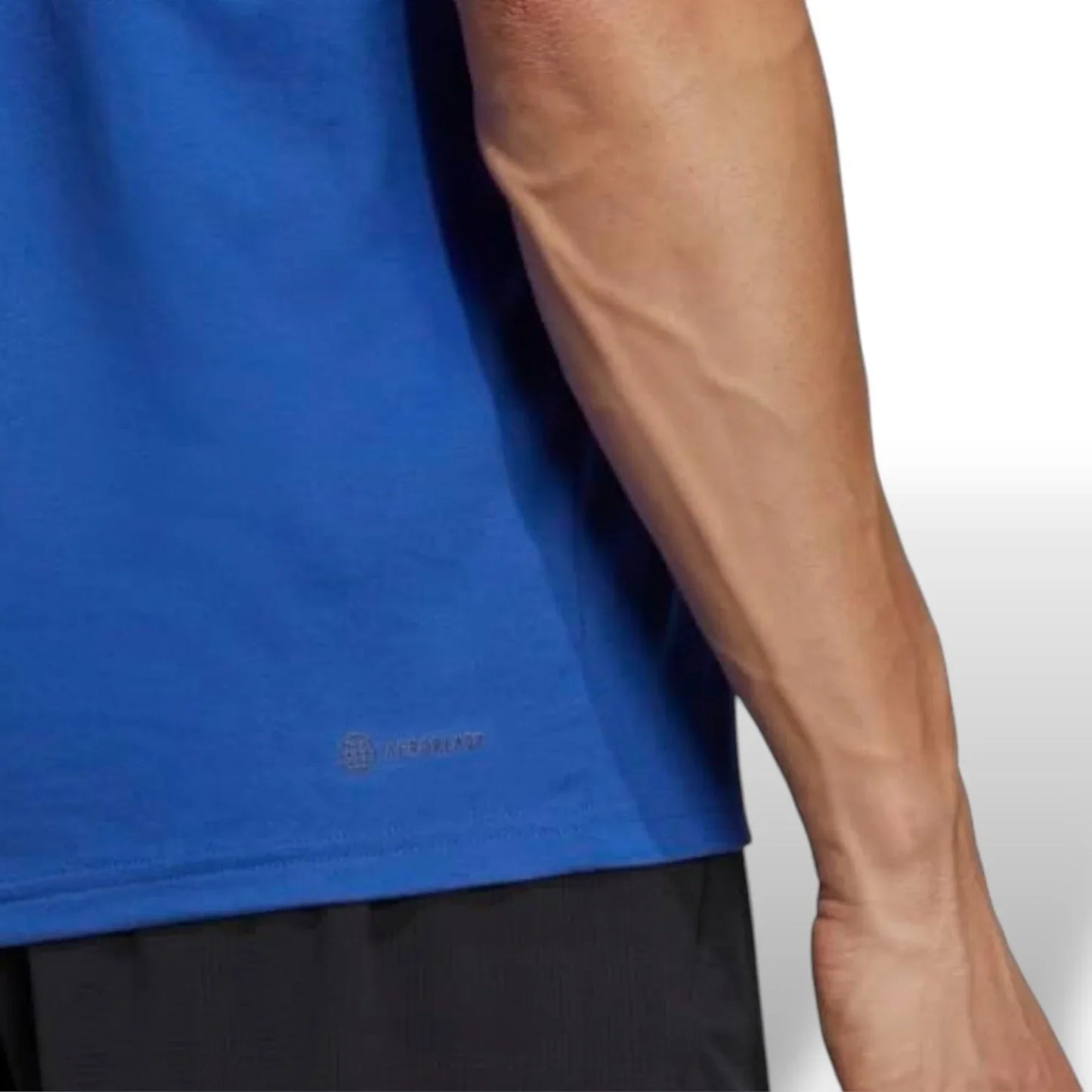 Adidas Aeroready Mens Small Royal Blue/Black Athletic Sports Casual T-Shirt - Trendiez U ♥