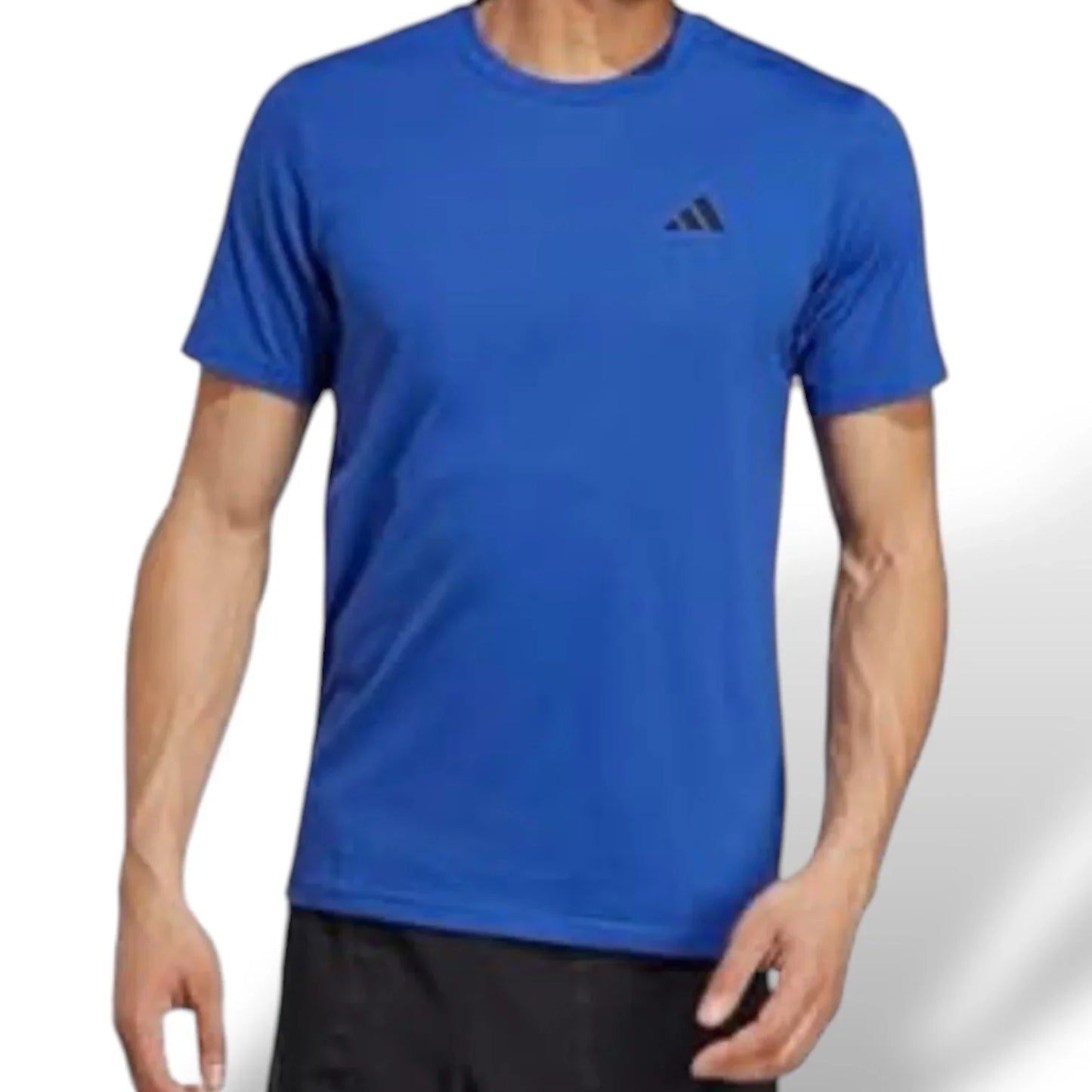 Adidas Aeroready Mens Small Royal Blue/Black Athletic Sports Casual T-Shirt - Trendiez U ♥