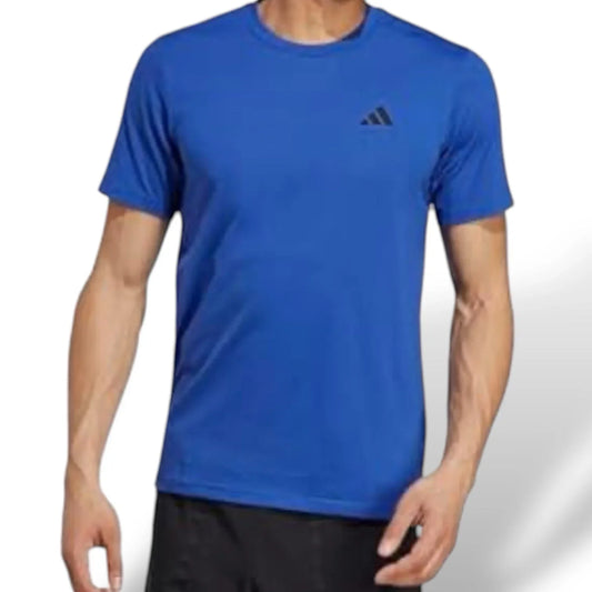Adidas Aeroready Mens Small Royal Blue/Black Athletic Sports Casual T-Shirt - Trendiez U ♥