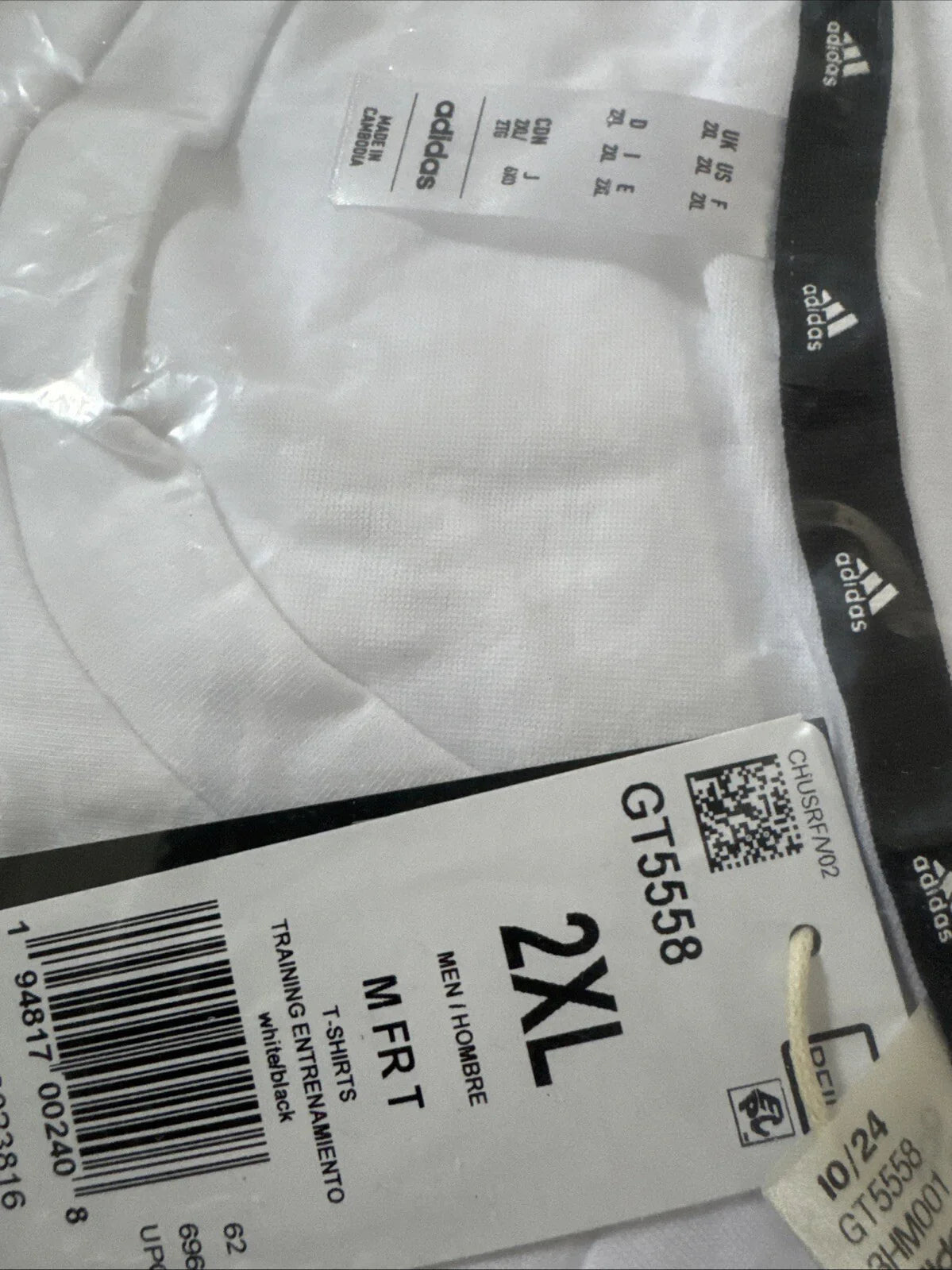 Adidas Aeroready White/Black Athletic Sports Feelready T-Shirt - Trendiez U ♥