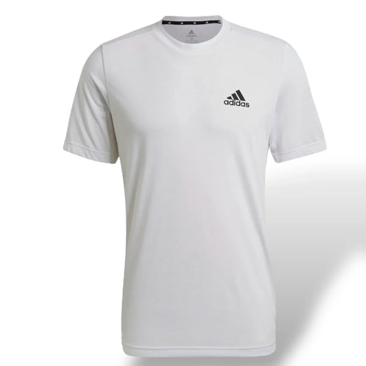 Adidas Aeroready White/Black Athletic Sports Feelready T-Shirt - Trendiez U ♥