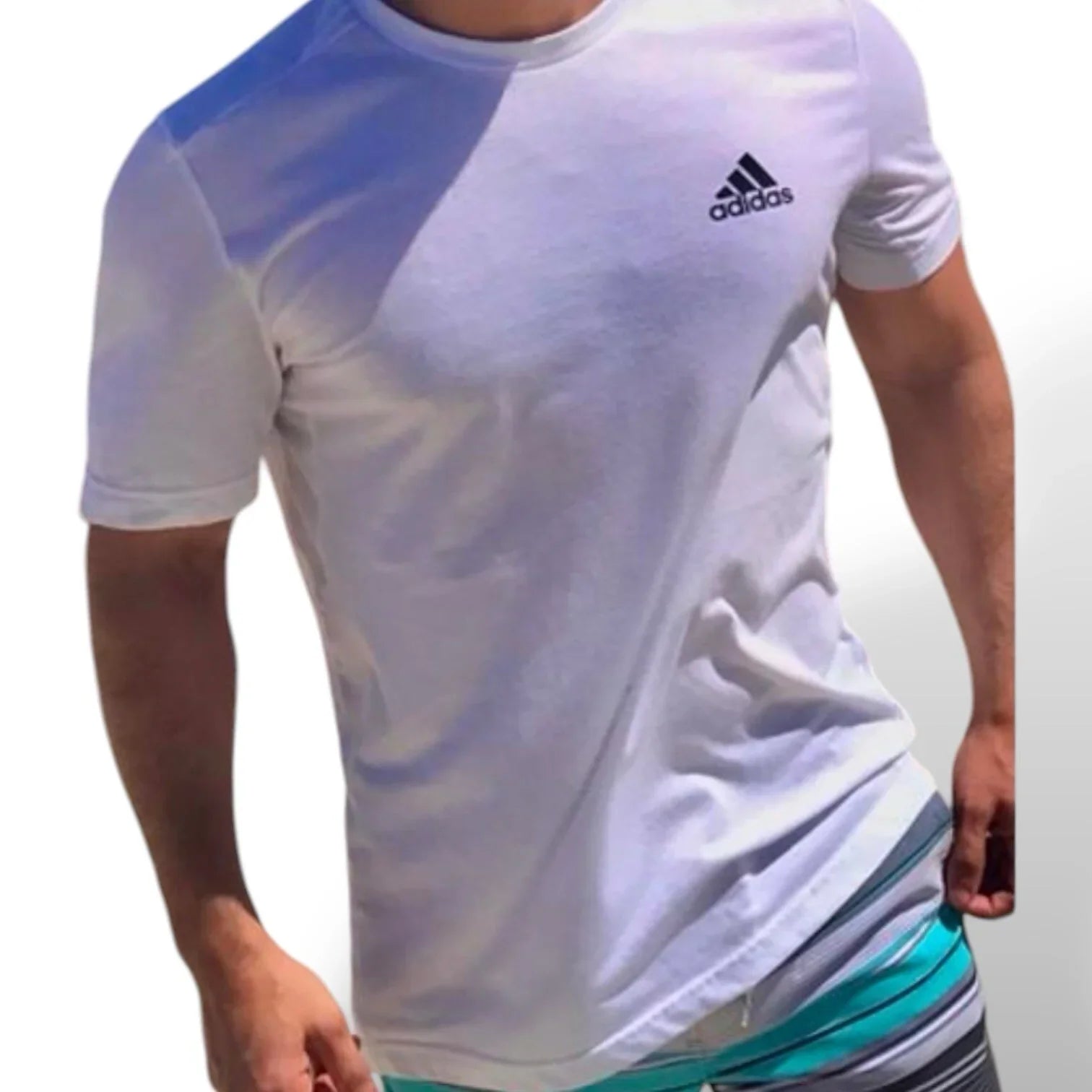Adidas Aeroready White/Black Athletic Sports Feelready T-Shirt - Trendiez U ♥