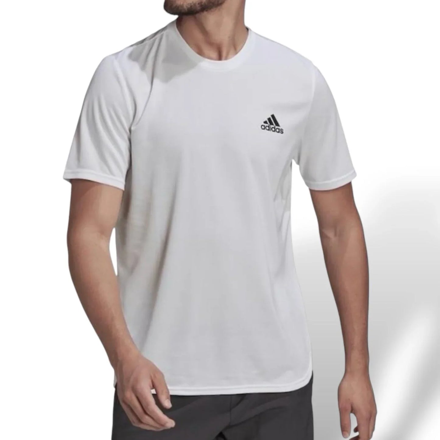 Adidas Aeroready White/Black Athletic Sports Feelready T-Shirt - Trendiez U ♥