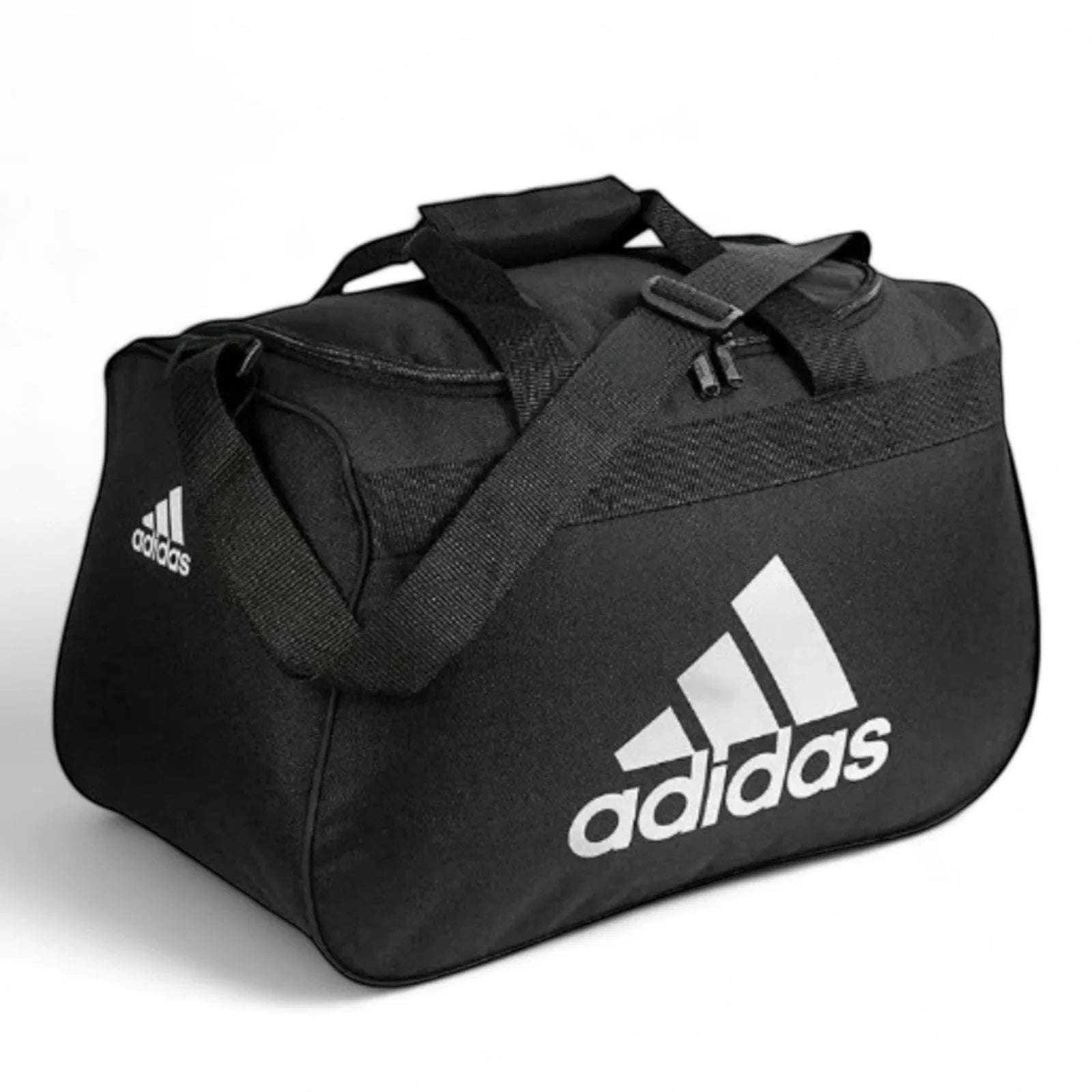 Adidas Diablo II Small Duffel Bag Black Gym Travel Shoulder School Sports Team - Trendiez U ♥