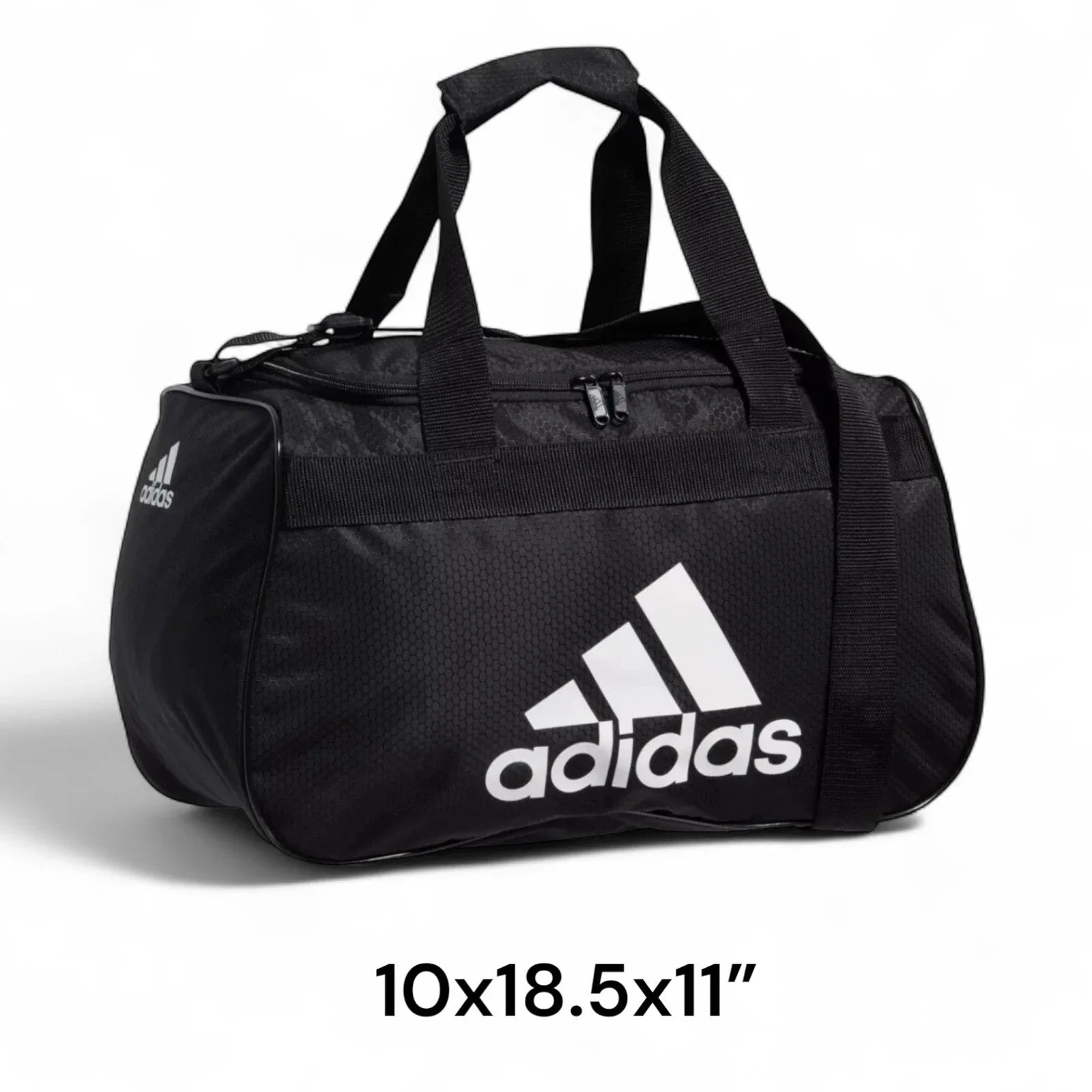 Adidas Diablo II Small Duffel Bag Black Gym Travel Shoulder School Sports Team - Trendiez U ♥