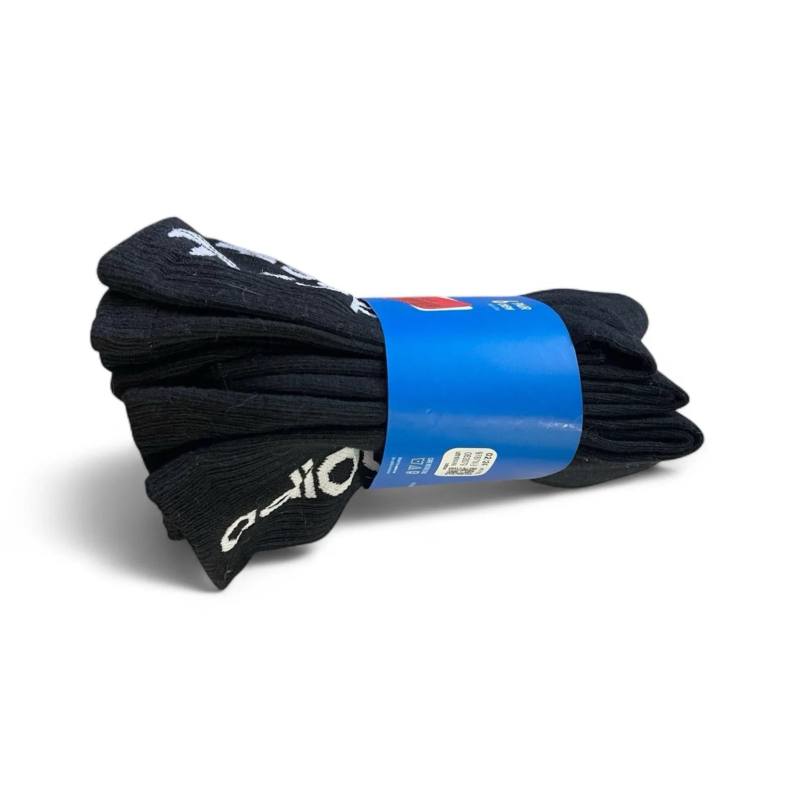 Adidas Originals Men’s Crew Socks – 6-Pair Pack, Black & White, Size 6-12 - Trendiez U ♥