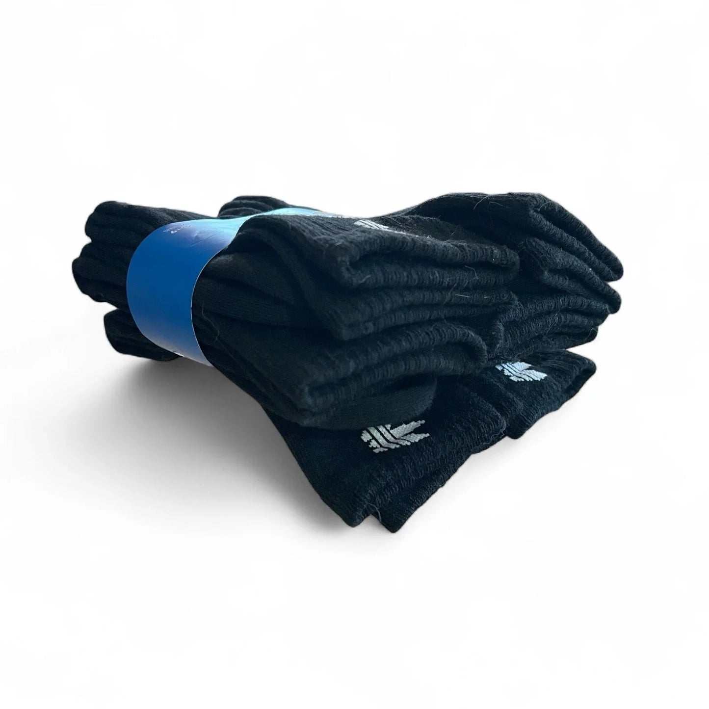 Adidas Originals Men’s Crew Socks – 6-Pair Pack, Black & White, Size 6-12 - Trendiez U ♥