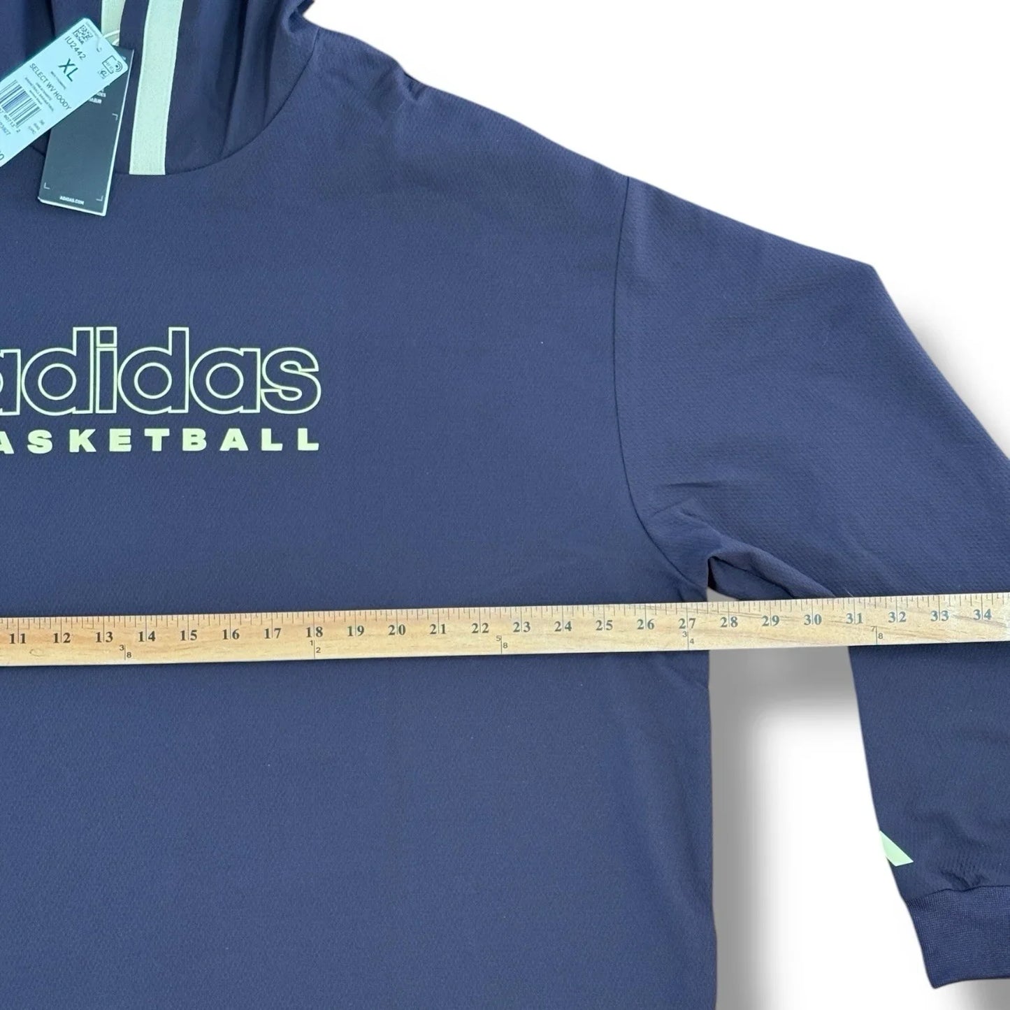 Adidas Select Men’s Basketball Hoodie – XL Aurora Black Sweatshirt (IU2442) - Trendiez U ♥