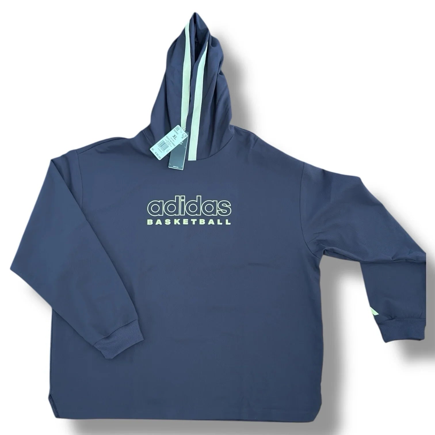 Adidas Select Men’s Basketball Hoodie – XL Aurora Black Sweatshirt (IU2442) - Trendiez U ♥