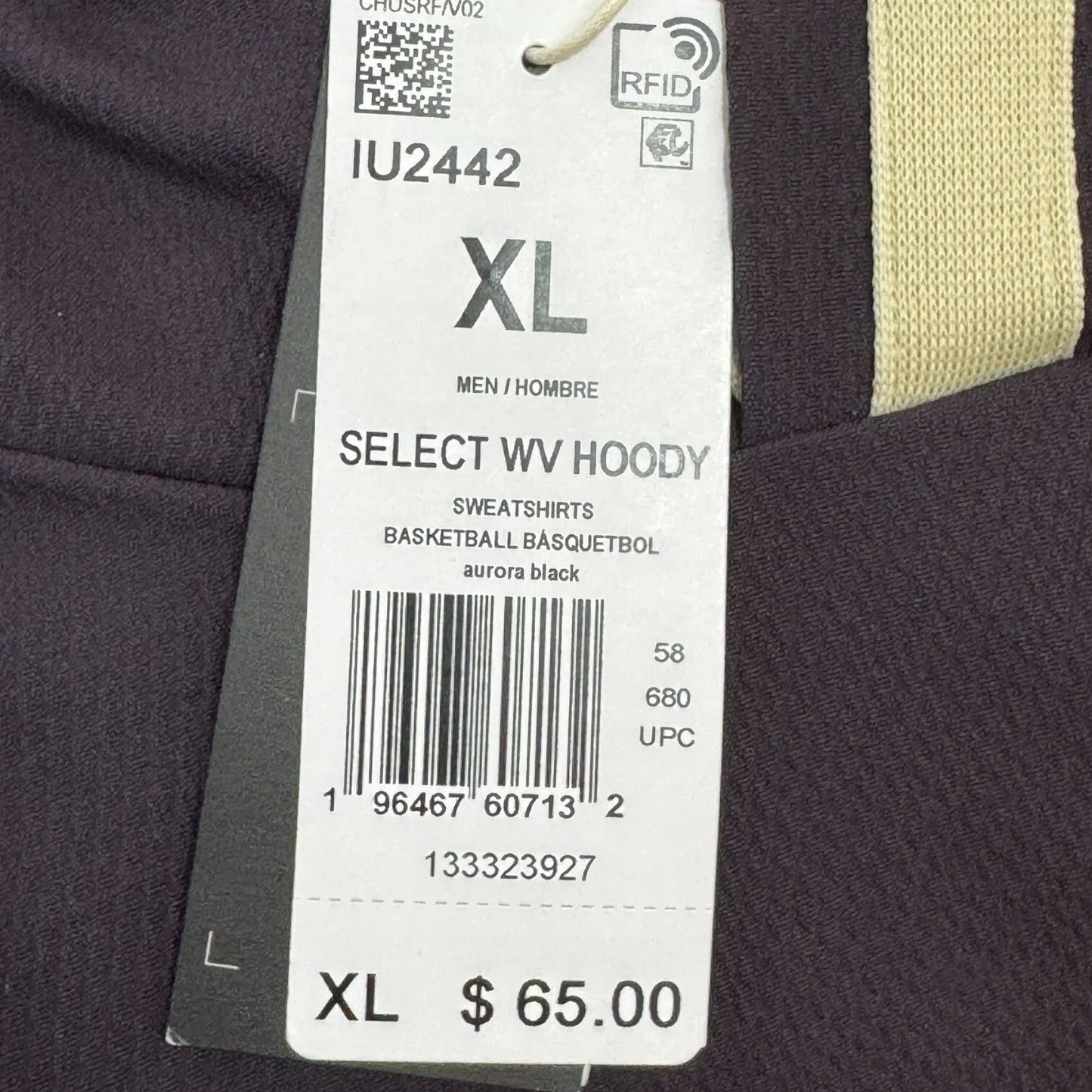 Adidas Select Men’s Basketball Hoodie – XL Aurora Black Sweatshirt (IU2442) - Trendiez U ♥