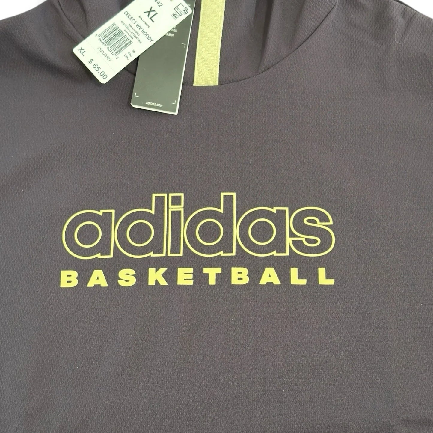 Adidas Select Men’s Basketball Hoodie – XL Aurora Black Sweatshirt (IU2442) - Trendiez U ♥