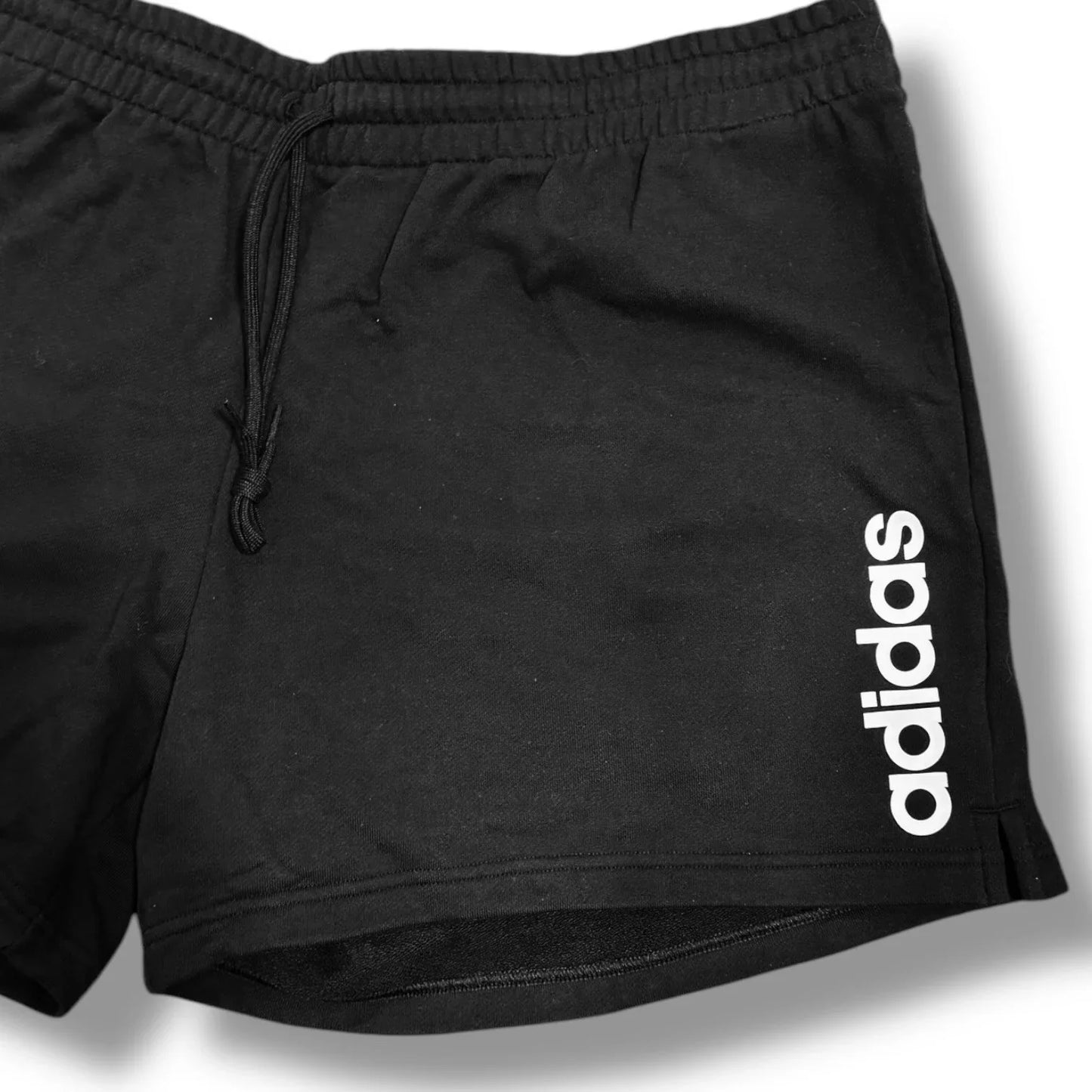 Adidas Women’s Size 4XL 100% Cotton Black Shorts, Elastic Drawstring Waist - Trendiez U ♥