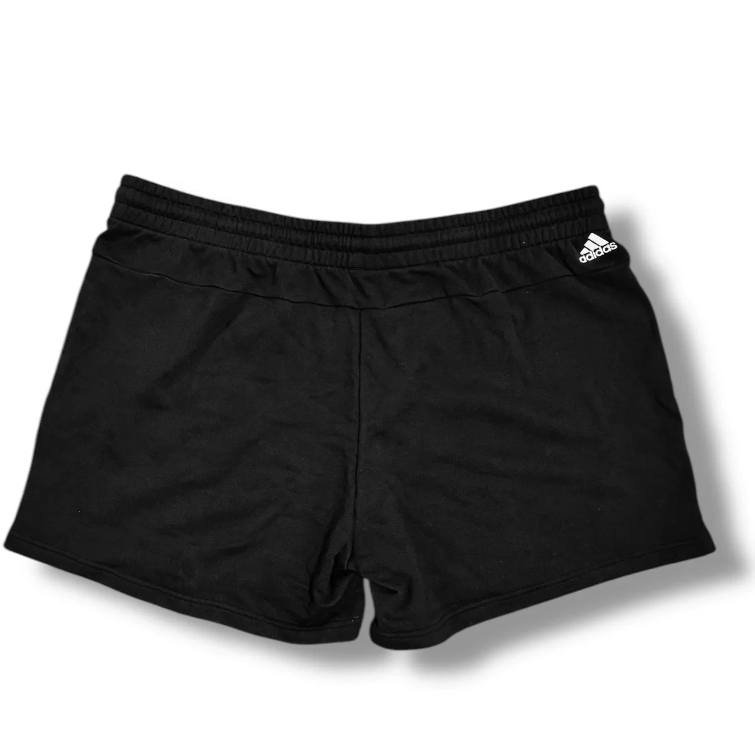 Adidas Women’s Size 4XL 100% Cotton Black Shorts, Elastic Drawstring Waist - Trendiez U ♥