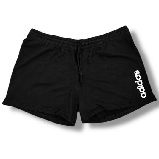 Adidas Women’s Size 4XL 100% Cotton Black Shorts, Elastic Drawstring Waist - Trendiez U ♥