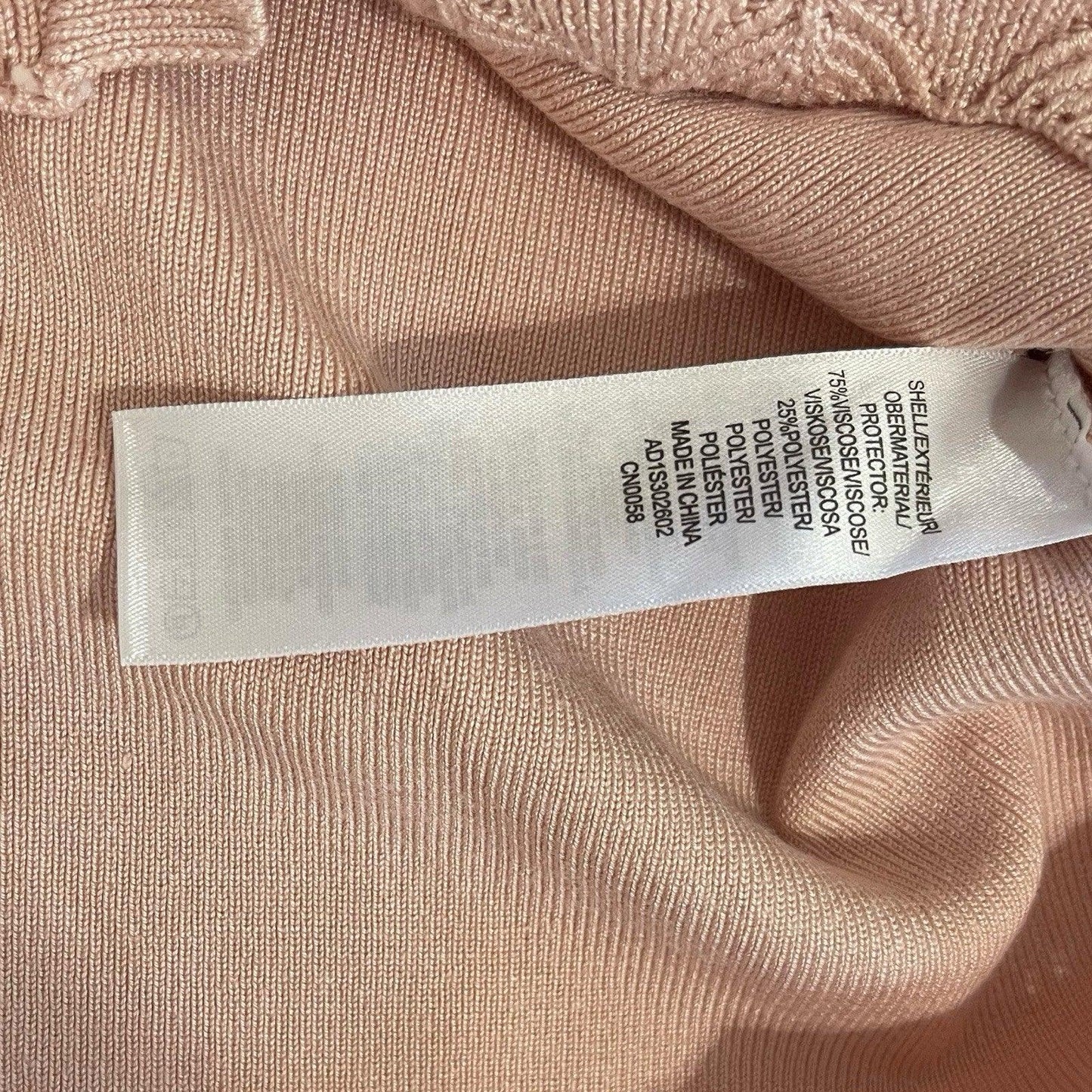 Adrianna Papell Crocheted Embellished Cardigan Size XL Pink Viscose - Trendiez U ♥