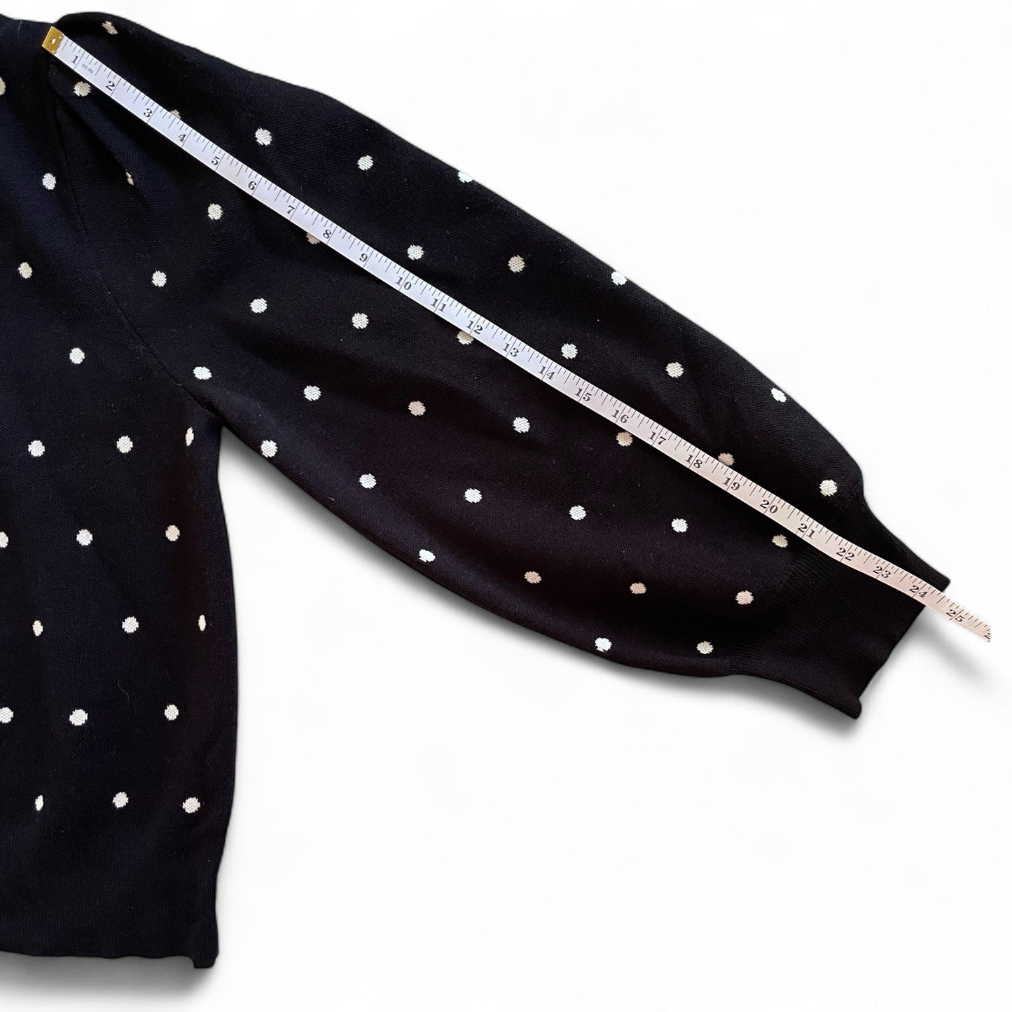 Adrianna Papell Polka Dot Sweater size XL Viscose Blend Soft Elegant - Trendiez U ♥