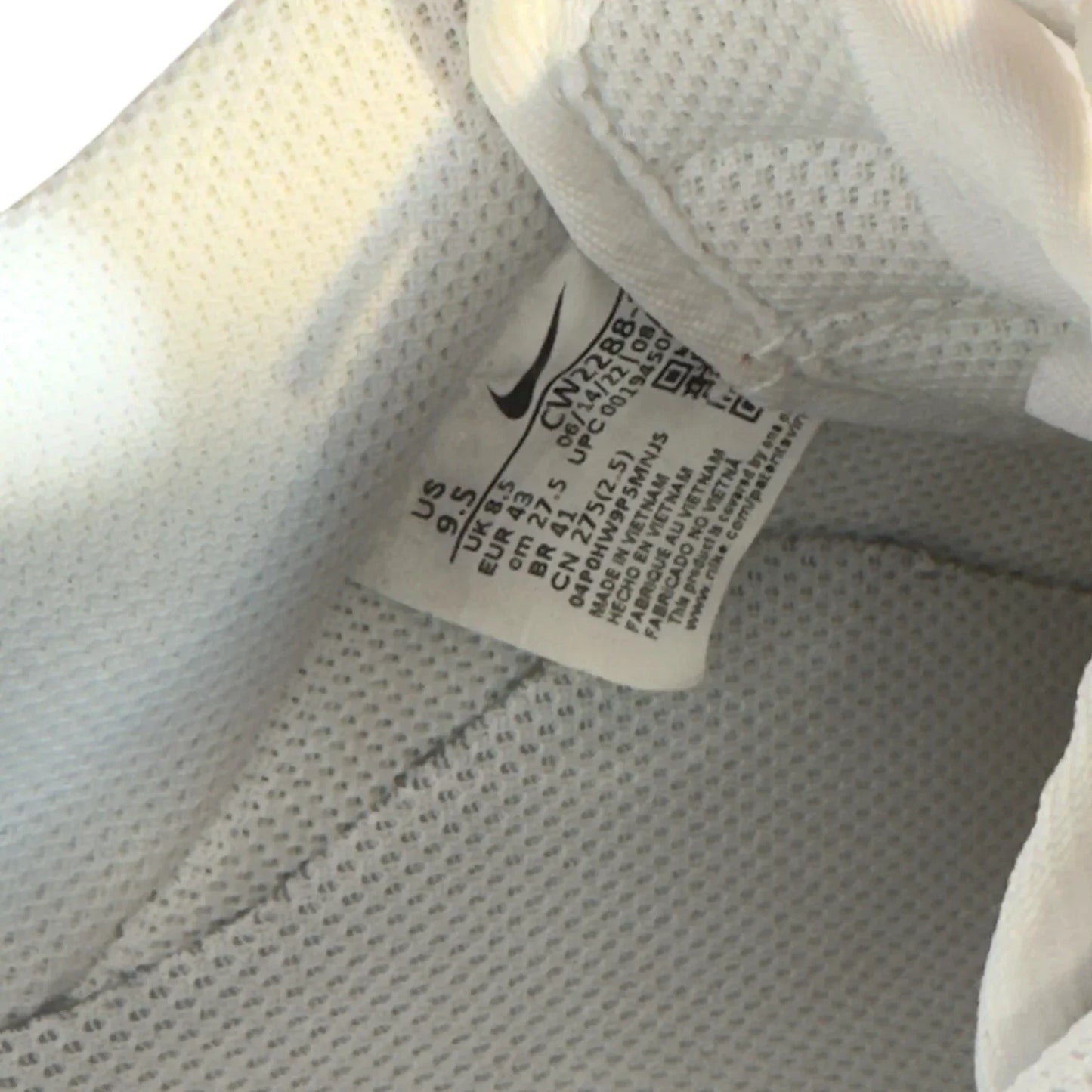 Air Force 1 Low Men's White Shoes Sneakers Size 9.5 - Trendiez U ♥