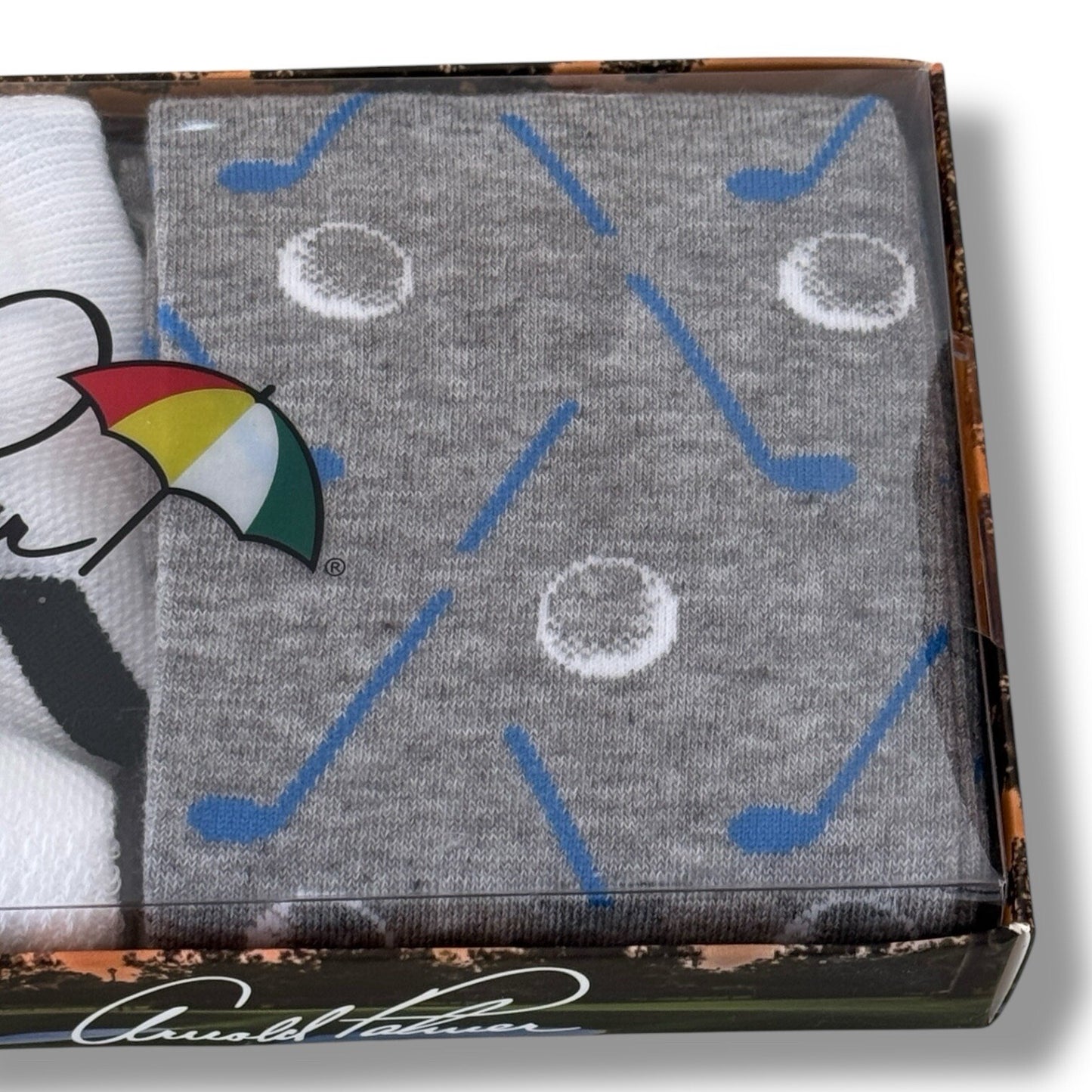 Arnold Palmer Mens Golf Socks Sz 9-12 White Gray Low Rider & Crew Socks Set 3Pk - Trendiez U ♥