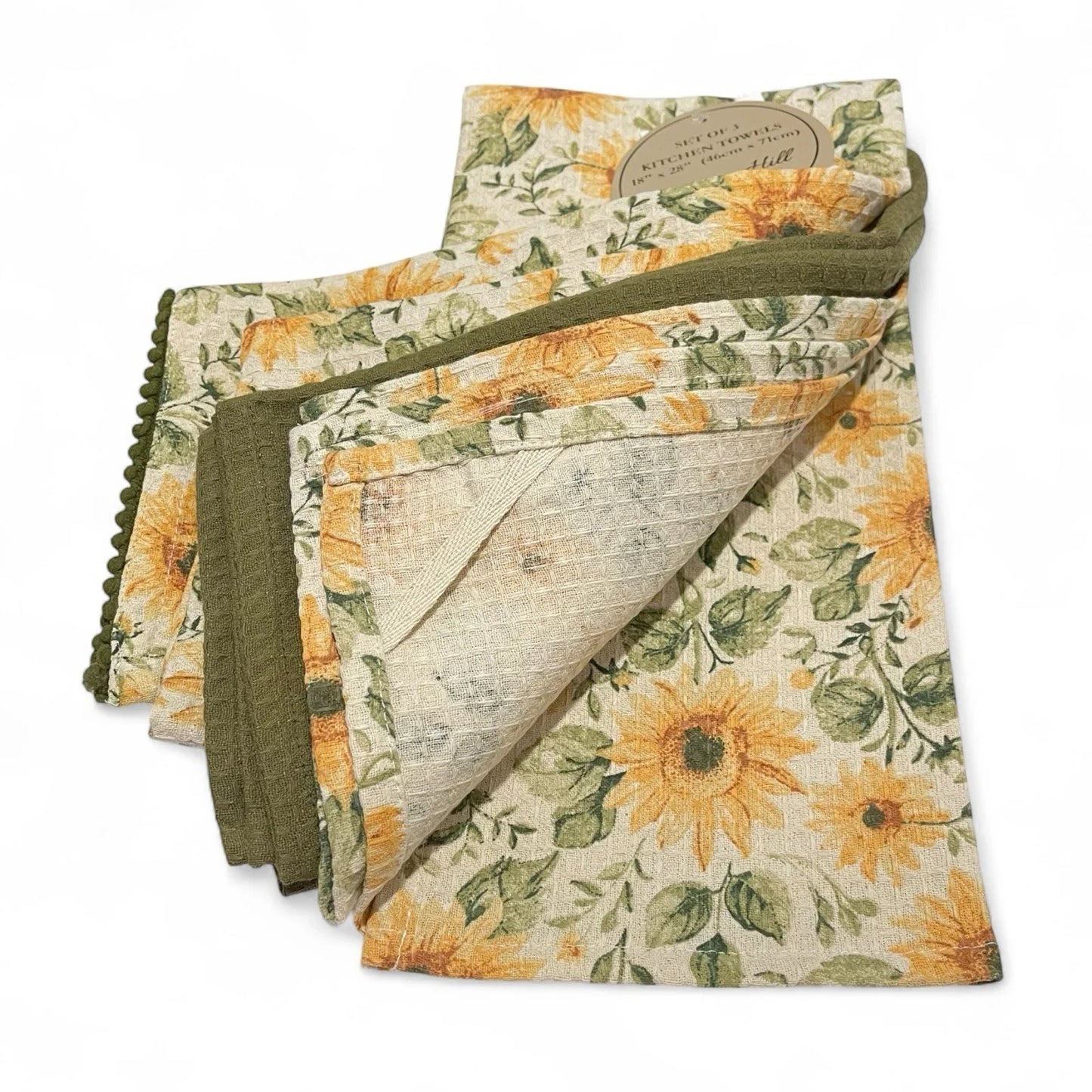 Autumn Hill Kitchen Towel Set 2-Piece Sunflower Farmhouse - Trendiez U ♥