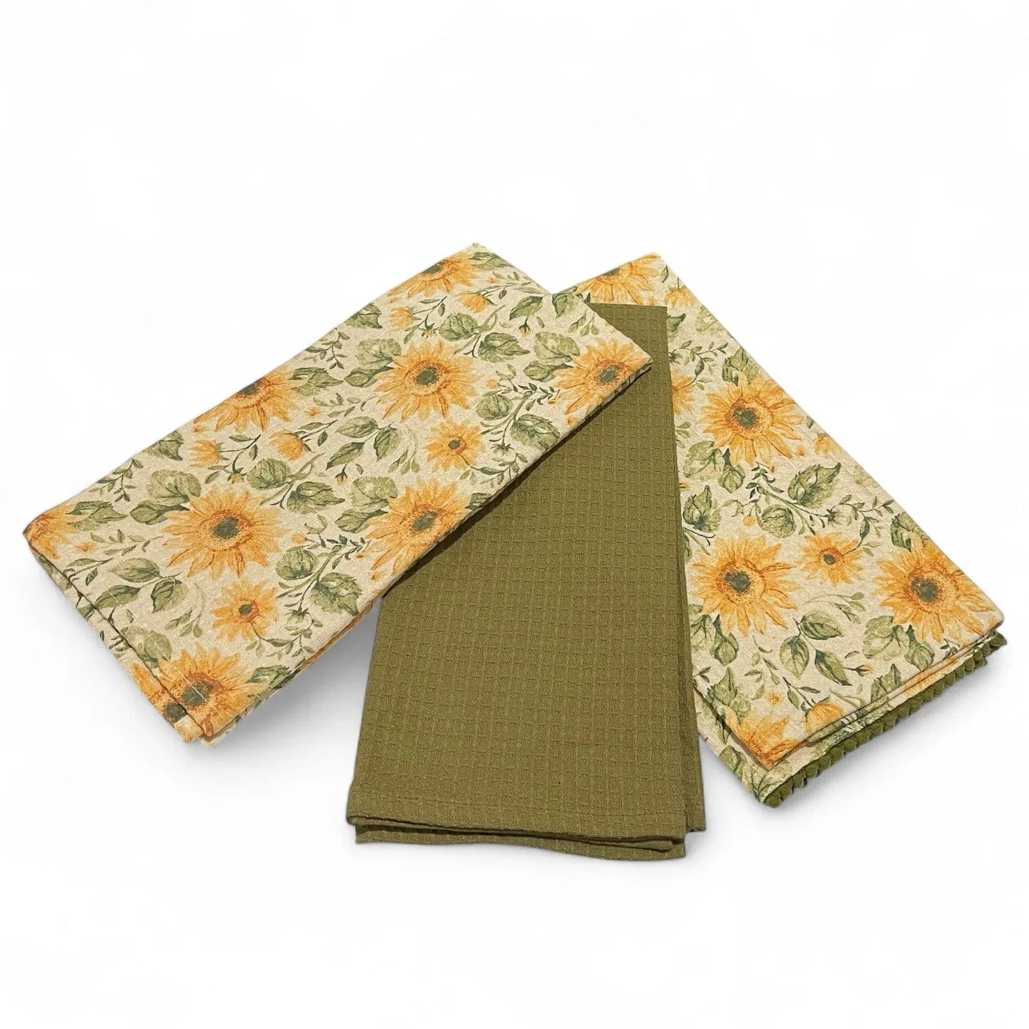 Autumn Hill Kitchen Towel Set 2-Piece Sunflower Farmhouse - Trendiez U ♥