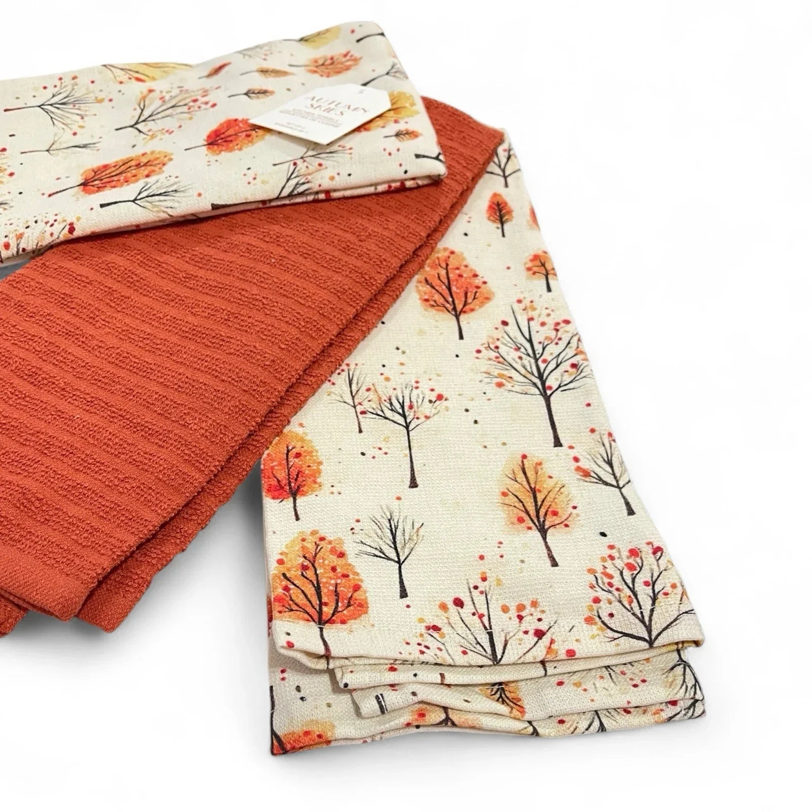 Autumn Skies Fall Kitchen Towel Set – Seasonal Home Décor - Trendiez U ♥