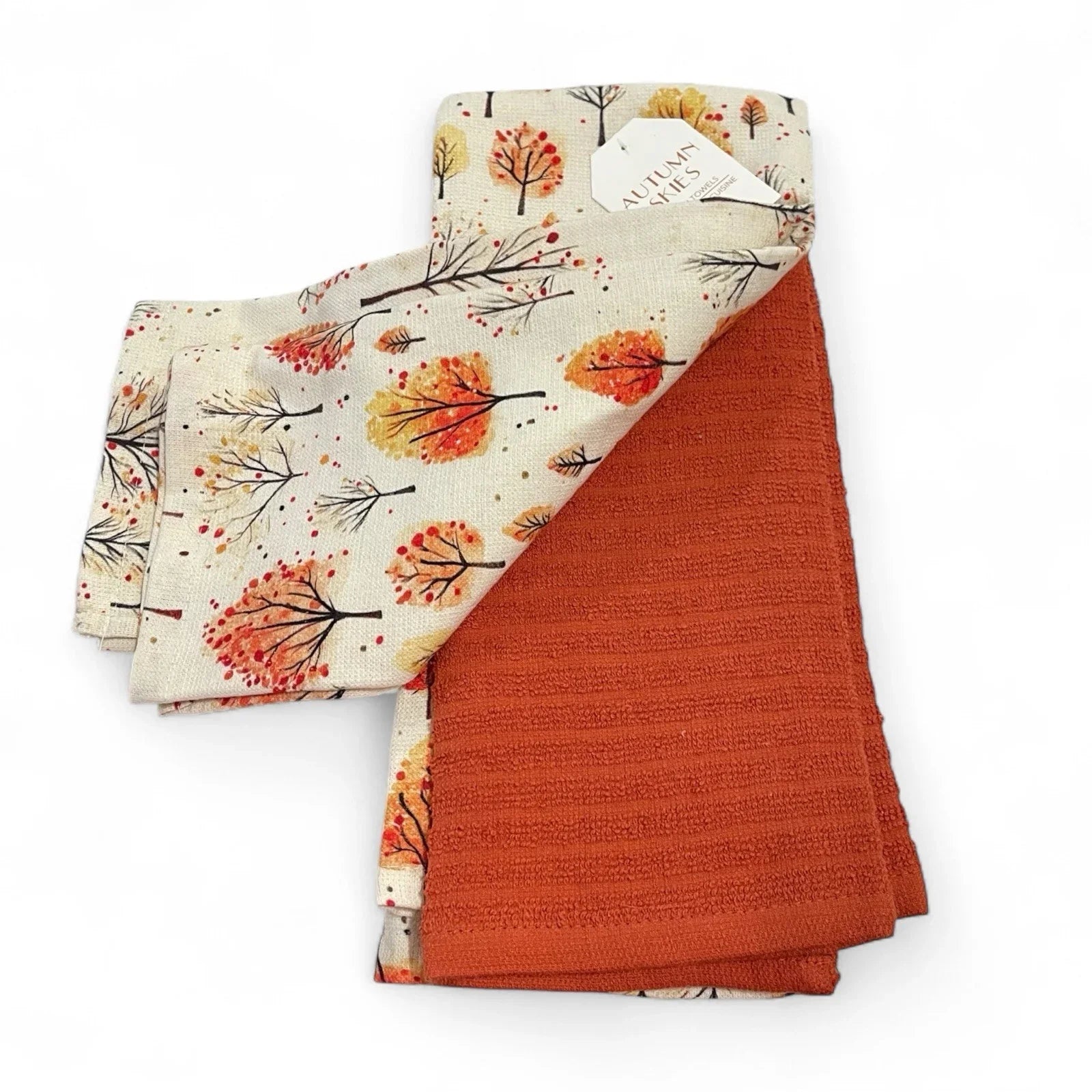 Autumn Skies Fall Kitchen Towel Set – Seasonal Home Décor - Trendiez U ♥