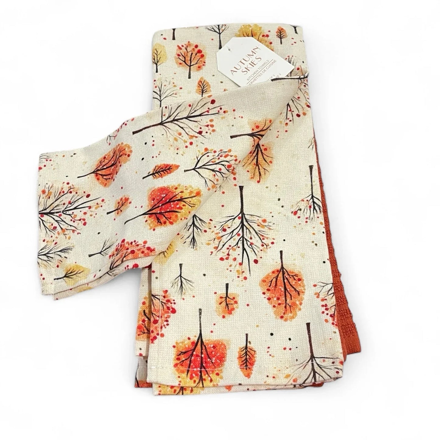 Autumn Skies Fall Kitchen Towel Set – Seasonal Home Décor - Trendiez U ♥