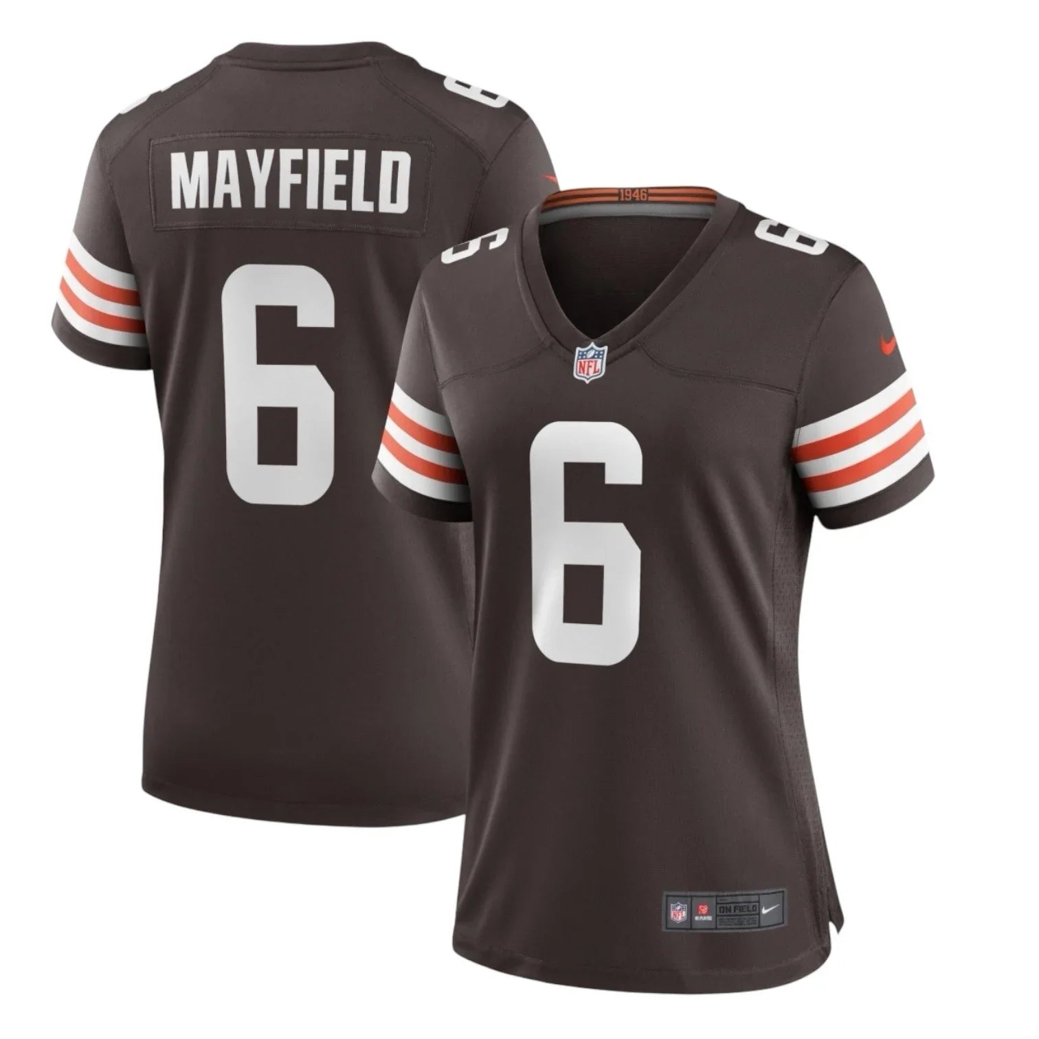 Baker Mayfield Cleveland Browns Nike Brown Legend Player Jersey Women’s Large - Trendiez U ♥
