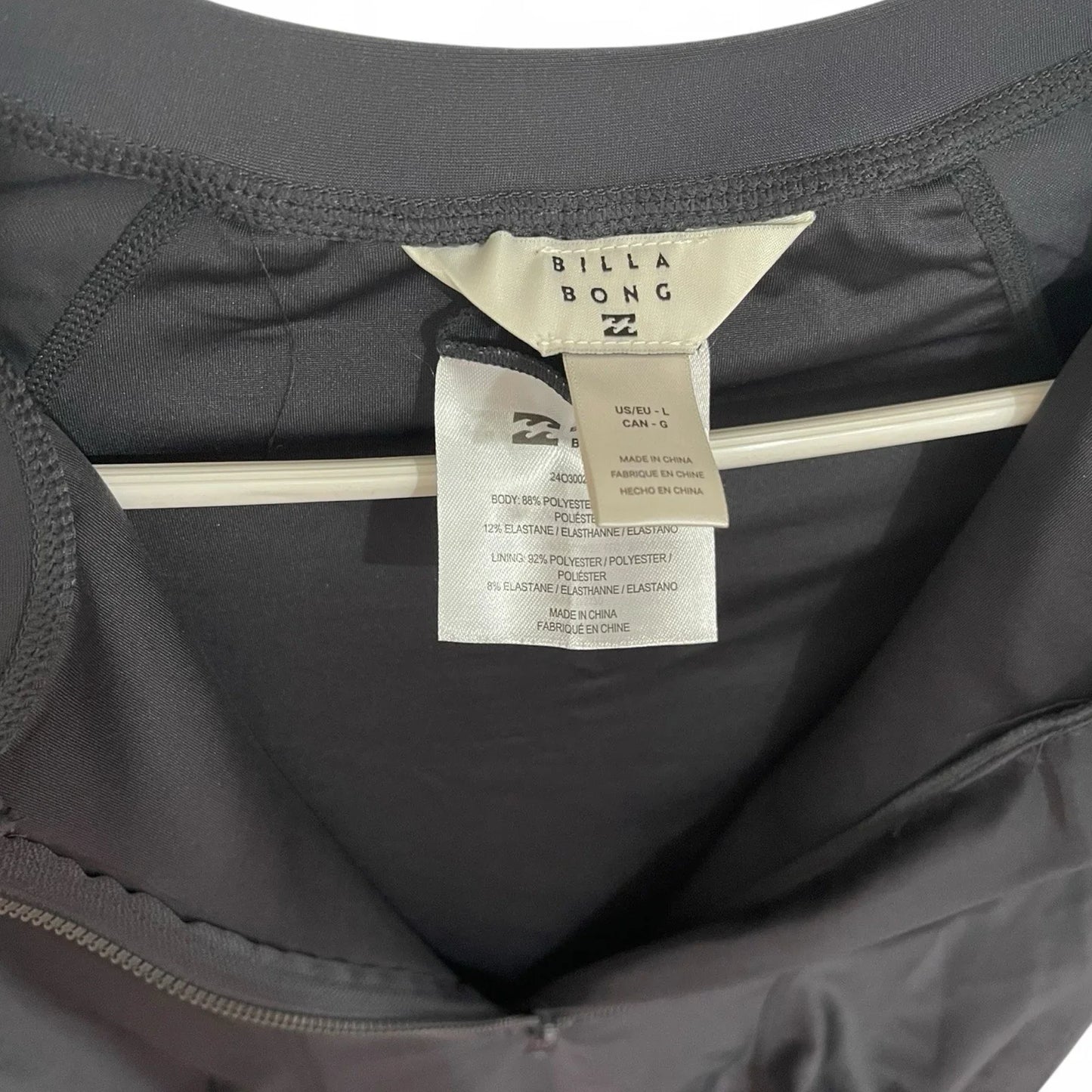 Billabong Women’s Surf Suit – Long Sleeve 1/2 Zip Bodysuit, Size L - Trendiez U ♥