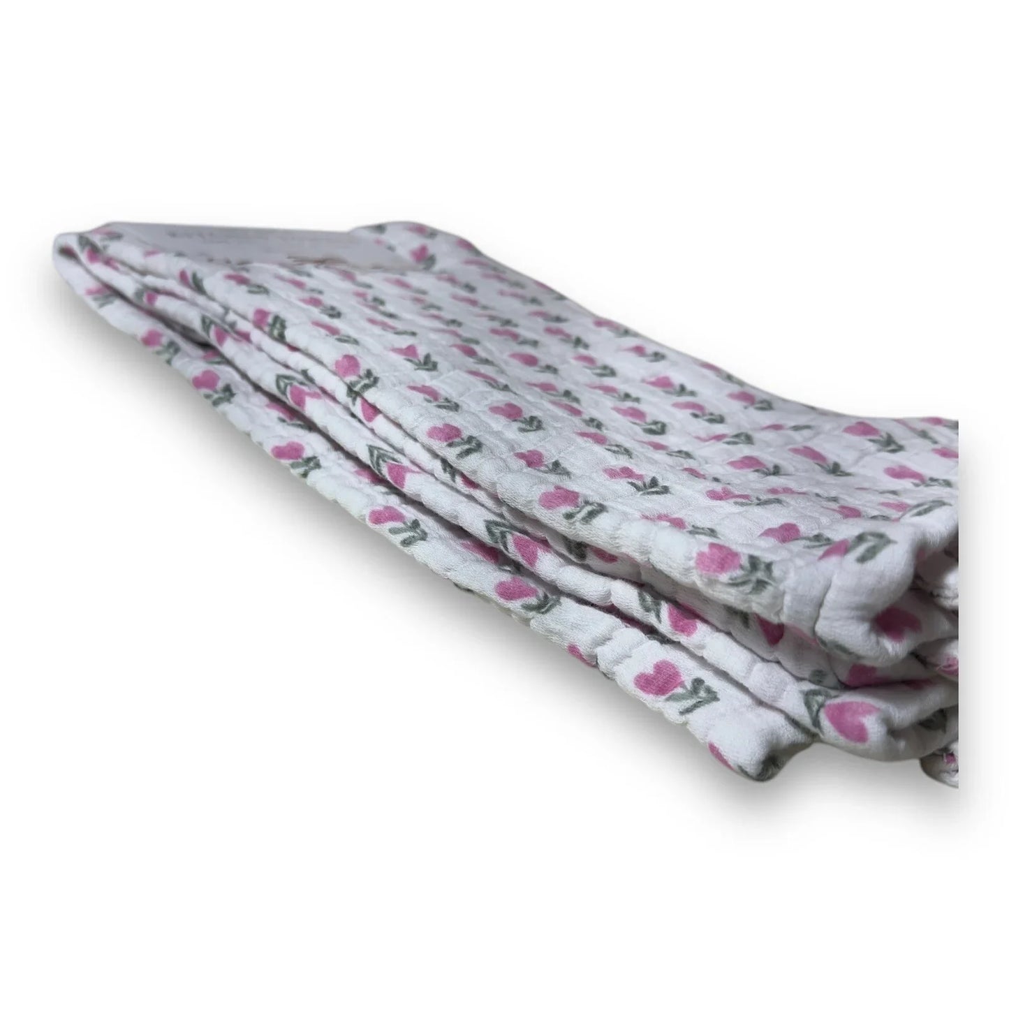 Boundary Pink Floral Hearts 100% Cotton Absorbent Kitchen Towels - Trendiez U ♥