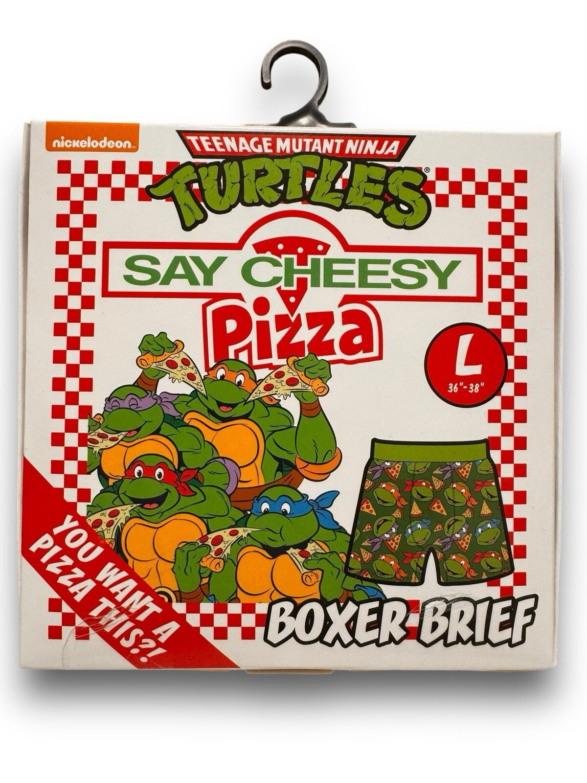Boxer Briefs Gift Pk Set Of 3 Themed Boxers Sz L Turtles, Eggo & South Park - Trendiez U ♥