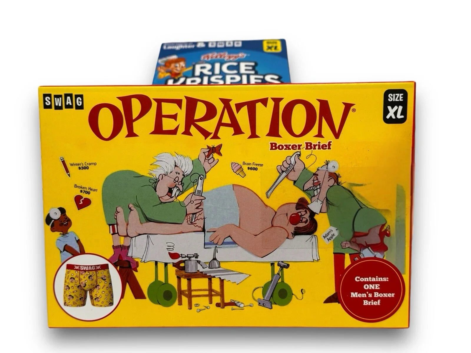 Boxer Briefs Gift Pk Set Of 3 Themed Boxers Sz XL Turtles, Rice Krispies Operate - Trendiez U ♥