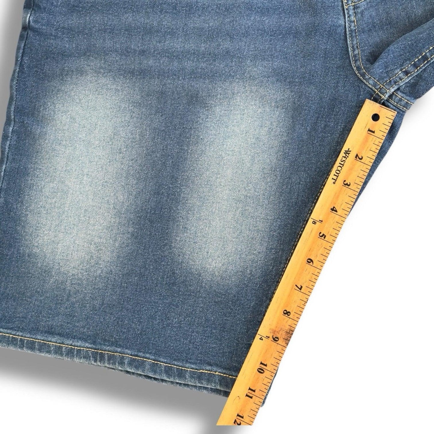 Buffalo David Bitton Evan-X Basic Blue Denim Jean Shorts - Trendiez U ♥