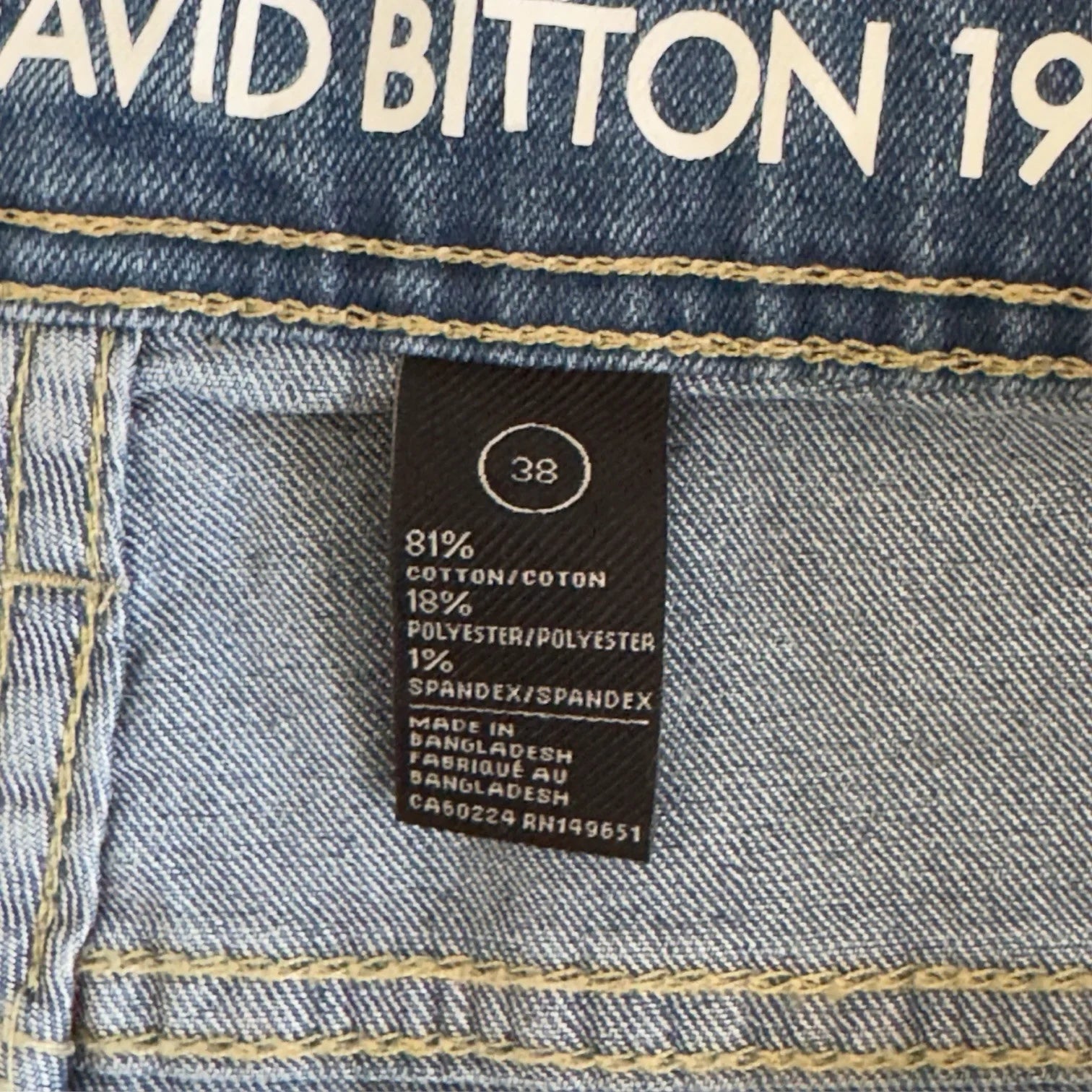 Buffalo David Bitton Evan-X Basic Blue Denim Jean Shorts - Trendiez U ♥