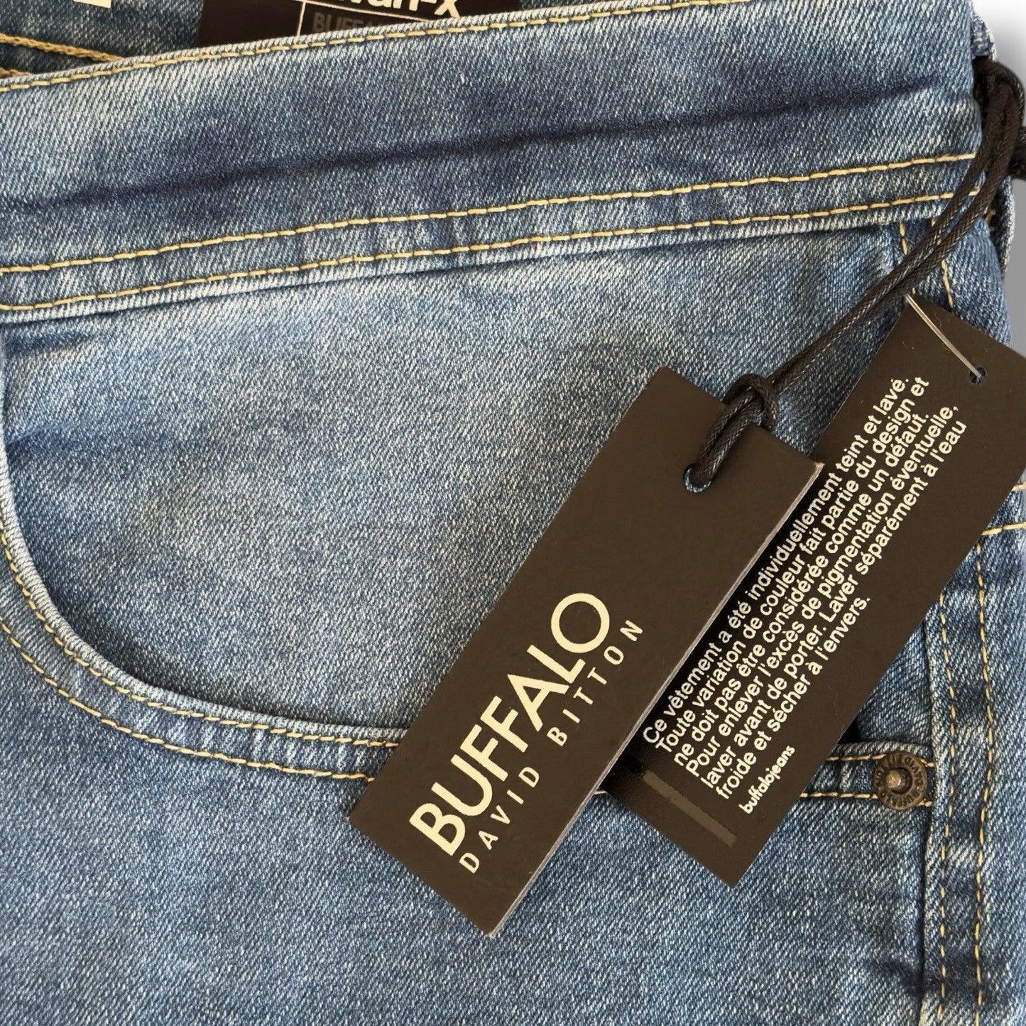 Buffalo David Bitton Evan-X Basic Blue Denim Jean Shorts - Trendiez U ♥