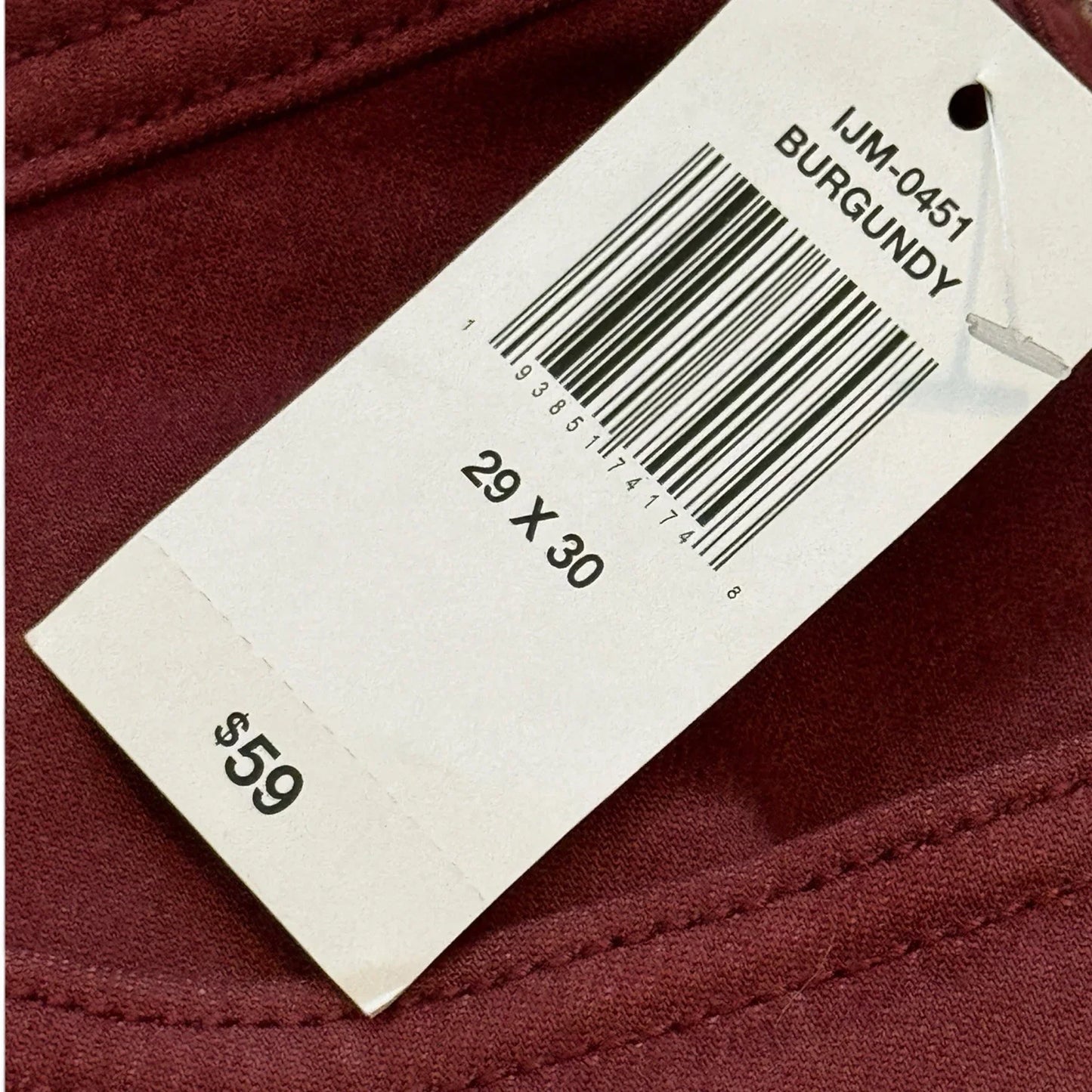 Buffalo David Bitton Straight Six Jeans – Men’s 29x30 Burgundy Free Flex - Trendiez U ♥