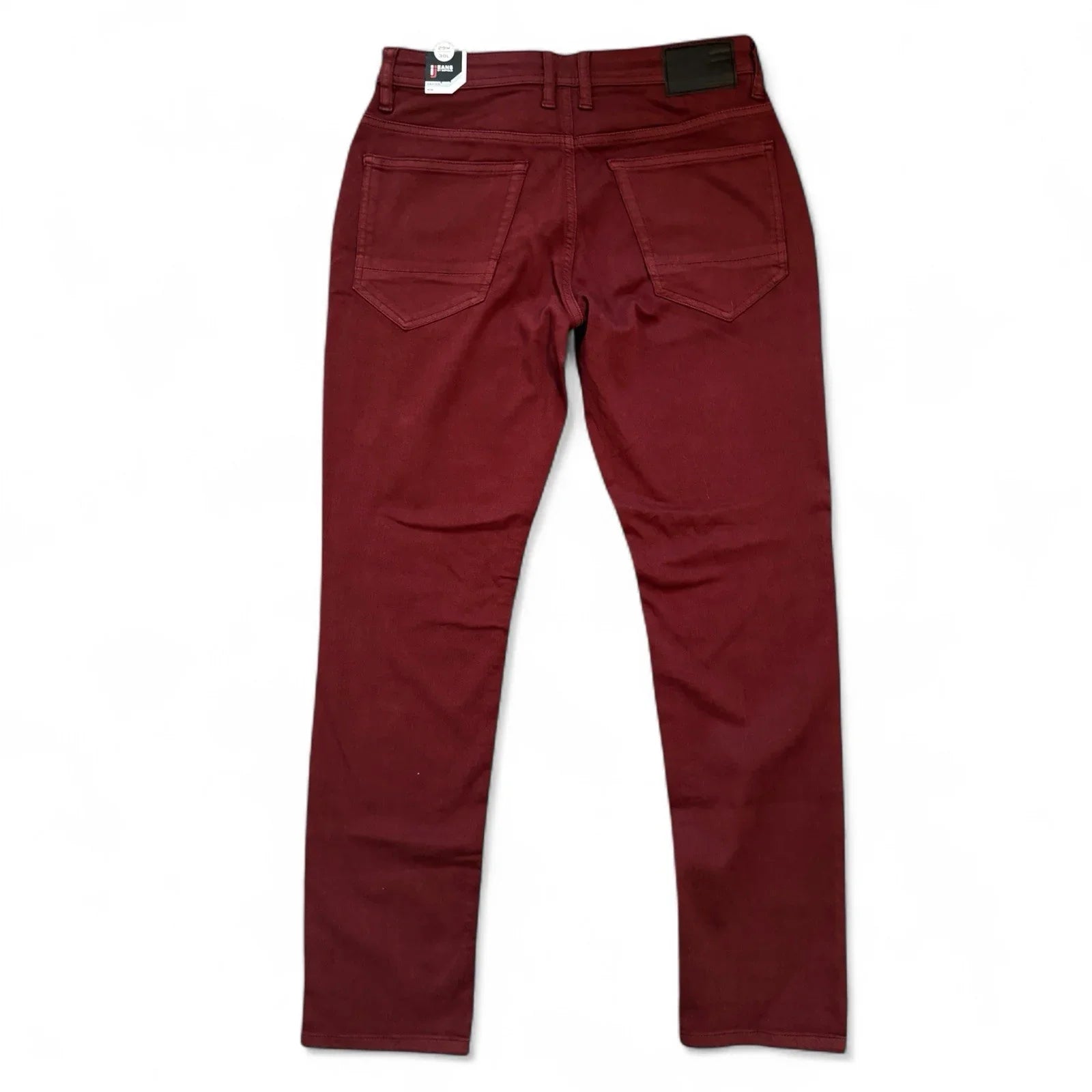 Buffalo David Bitton Straight Six Jeans – Men’s 29x30 Burgundy Free Flex - Trendiez U ♥