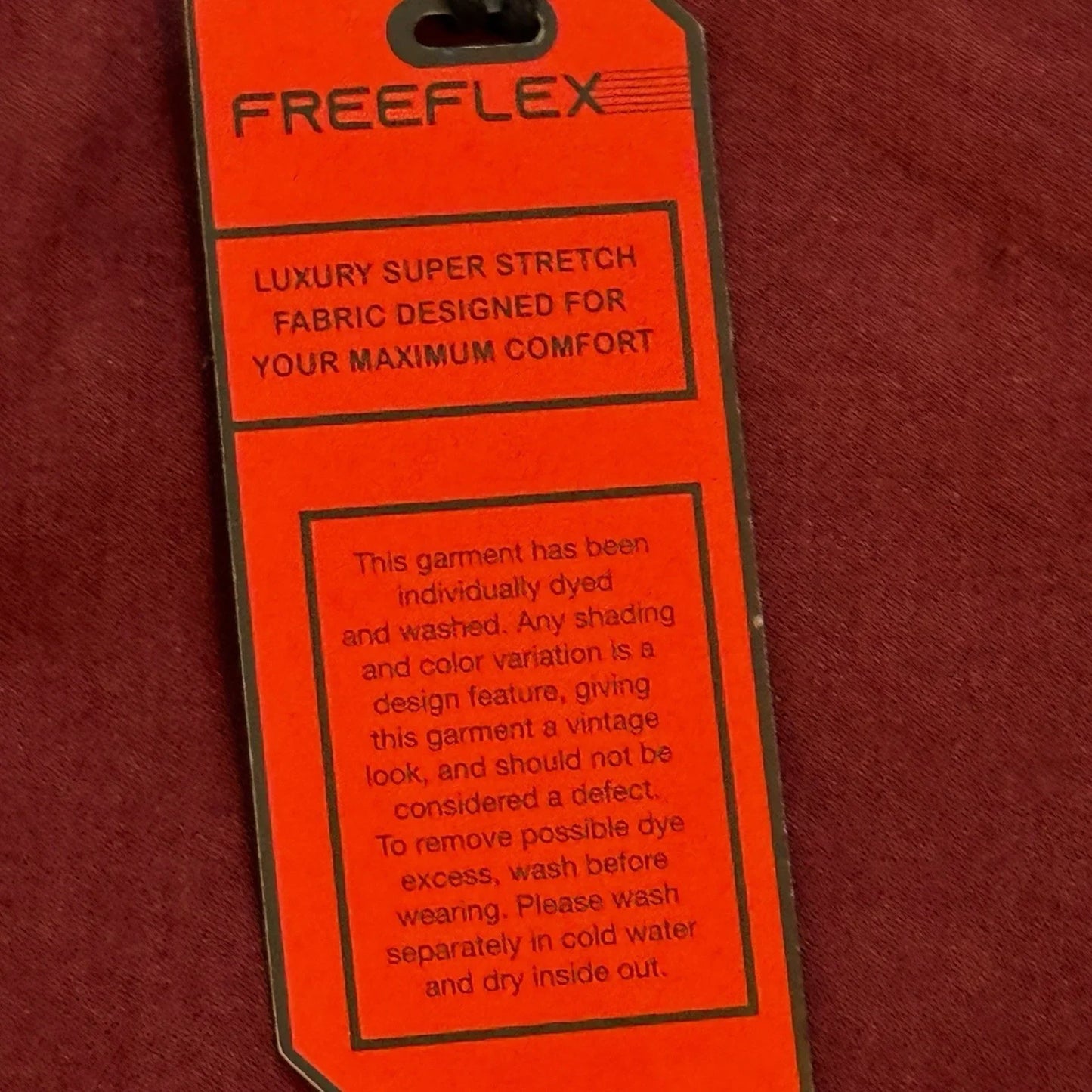 Buffalo David Bitton Straight Six Jeans – Men’s 29x30 Burgundy Free Flex - Trendiez U ♥