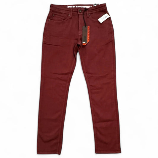 Buffalo David Bitton Straight Six Jeans – Men’s 29x30 Burgundy Free Flex - Trendiez U ♥