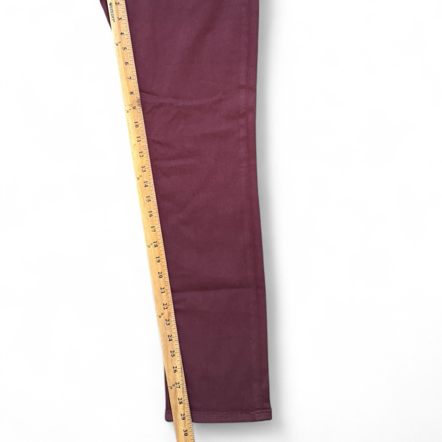 Buffalo David Bitton Straight Six Jeans – Men’s 29x30 Burgundy Free Flex - Trendiez U ♥