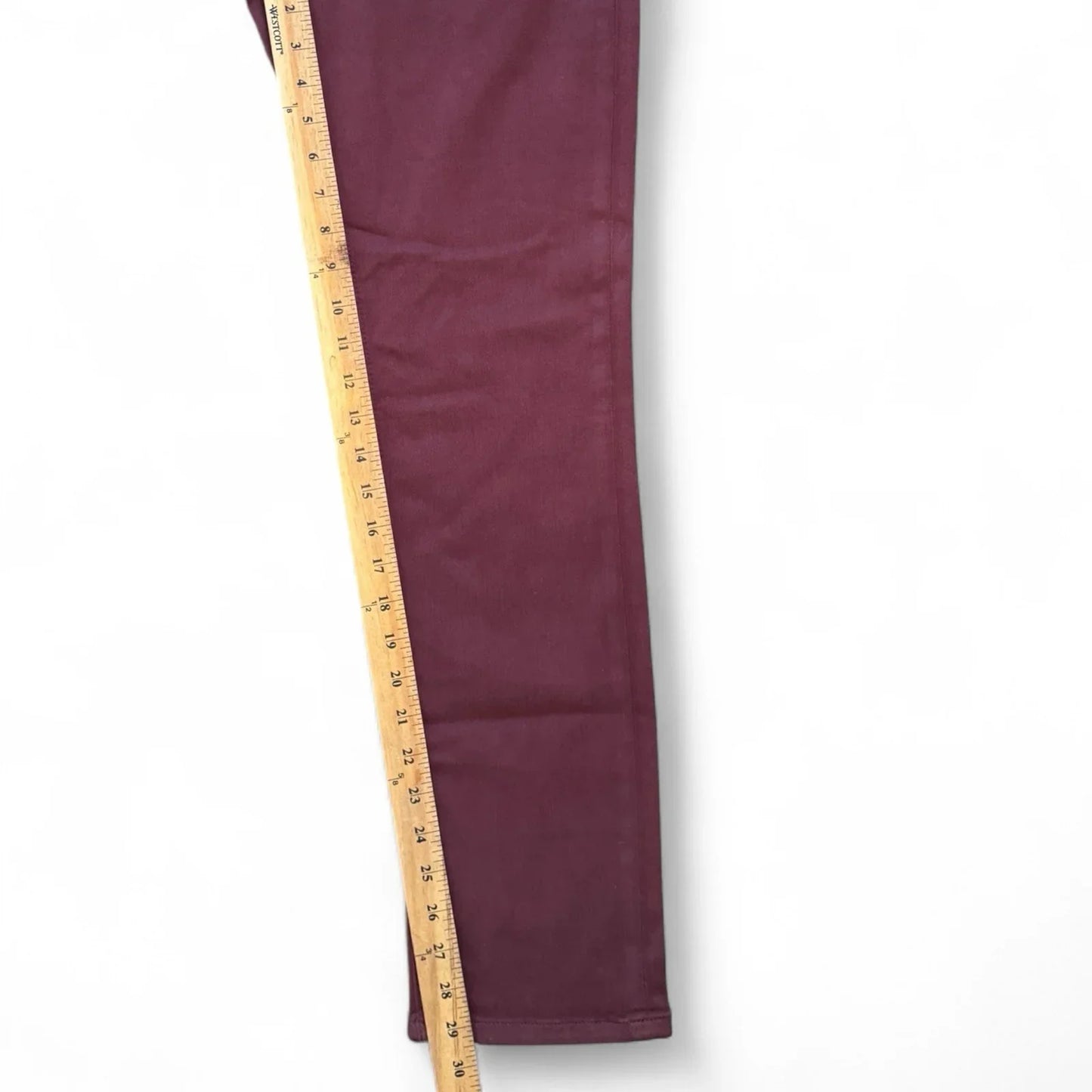 Buffalo David Bitton Straight Six Jeans – Men’s 29x30 Burgundy Free Flex - Trendiez U ♥