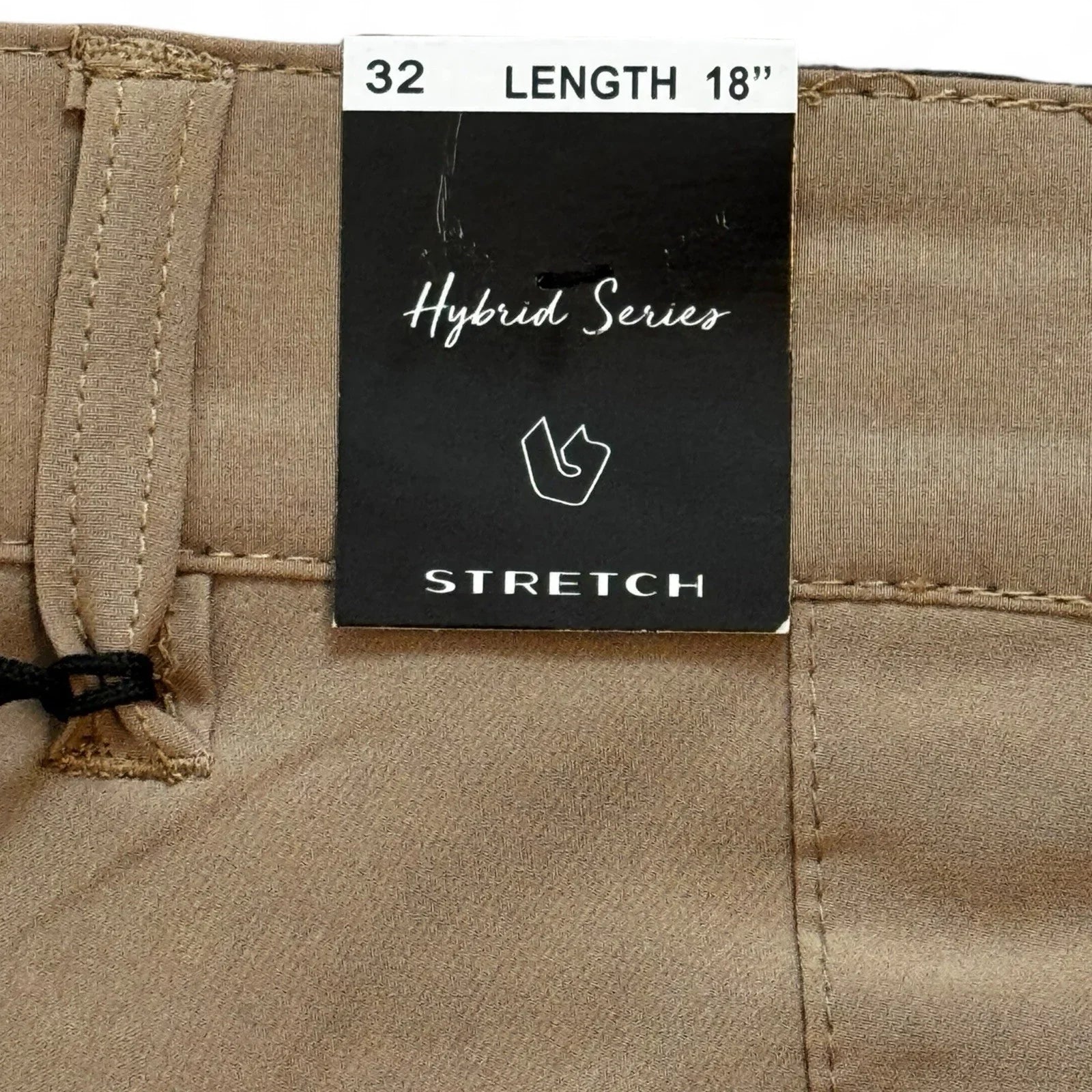 Burnside Men’s Hybrid Performance Shorts – Khaki, Size 32 - Trendiez U ♥