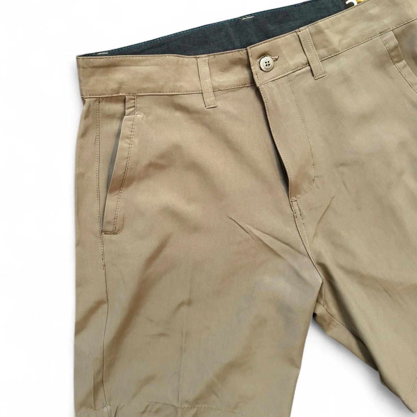 Burnside Men’s Hybrid Performance Shorts – Khaki, Size 32 - Trendiez U ♥