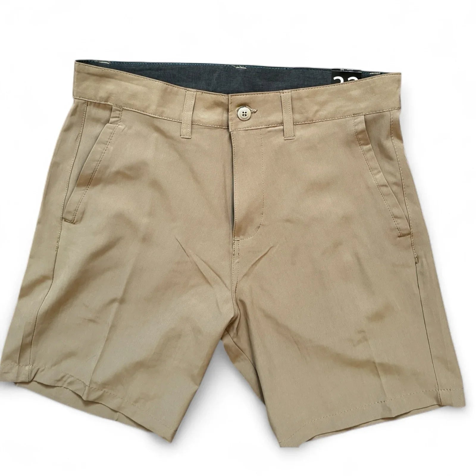 Burnside Men’s Hybrid Performance Shorts – Khaki, Size 32 - Trendiez U ♥